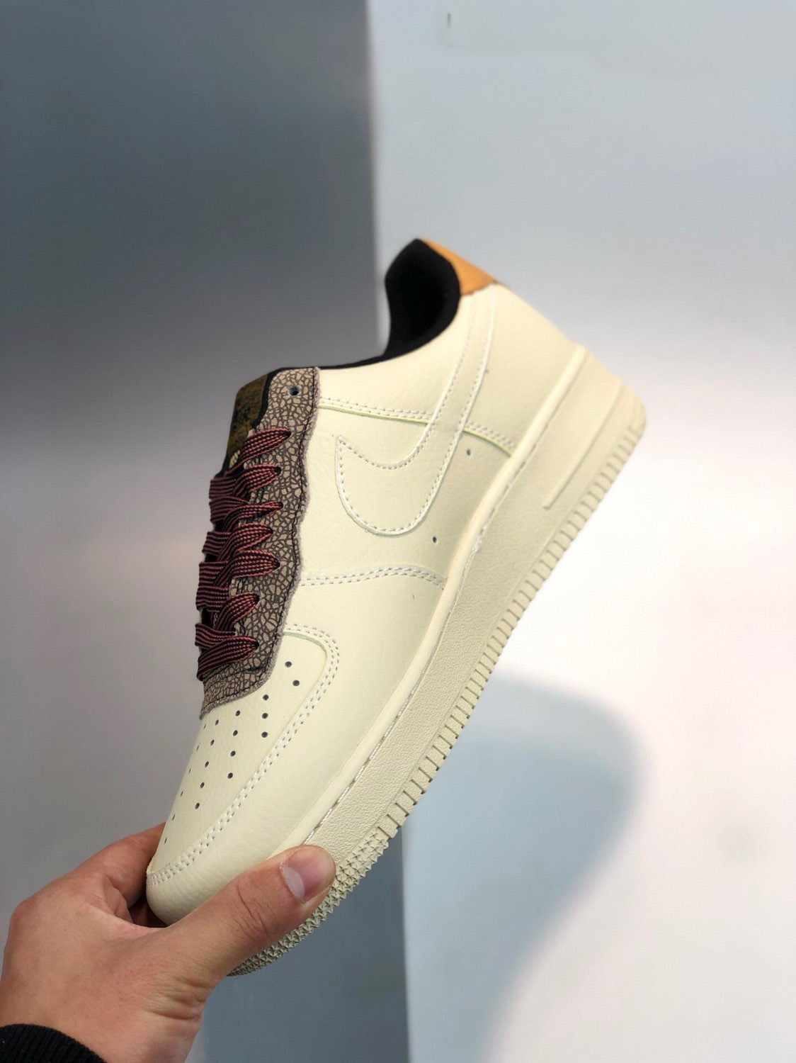 Nike Air Force 1 Low Fossil/Wheat-Shimmer For Sale