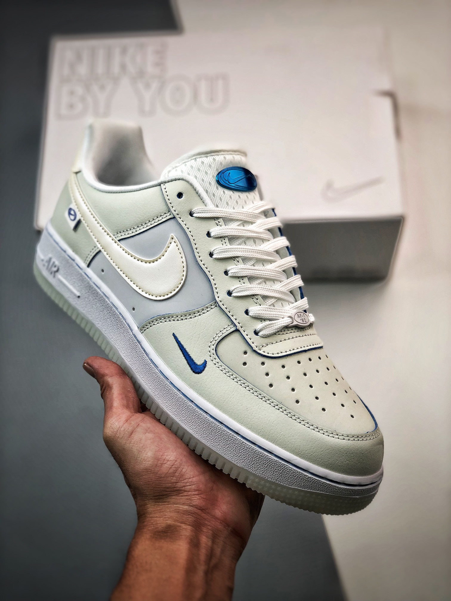Nike Air Force 1 Low Global Sail/White-Game Royal For Sale