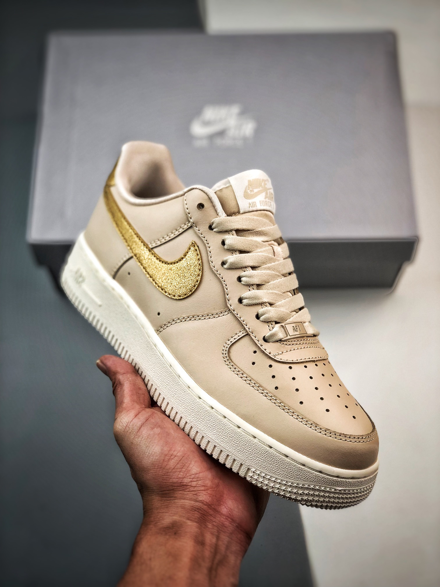 Nike Air Force 1 Low Gold Swoosh For Sale