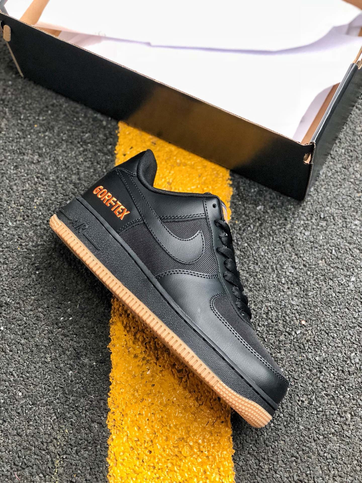 Nike Air Force 1 Low GORE-TEX Black Gum For Sale