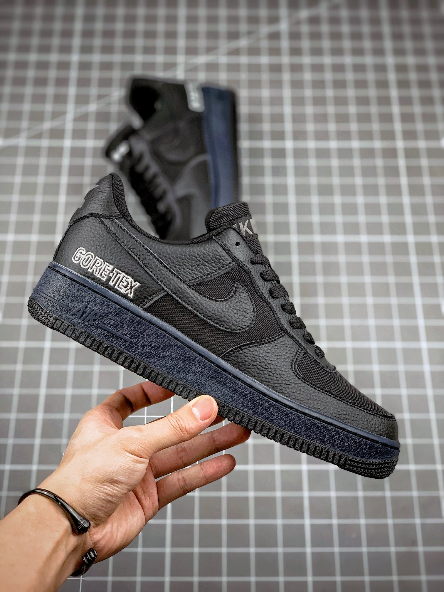 Nike Air Force 1 Low GORE-TEX Black/Barely Grey For Sale
