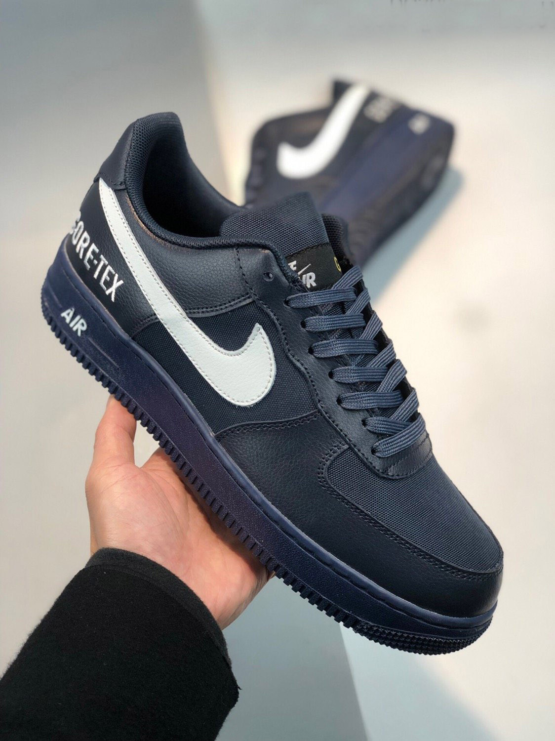 Nike Air Force 1 Low GORE-TEX Navy Blue For Sale