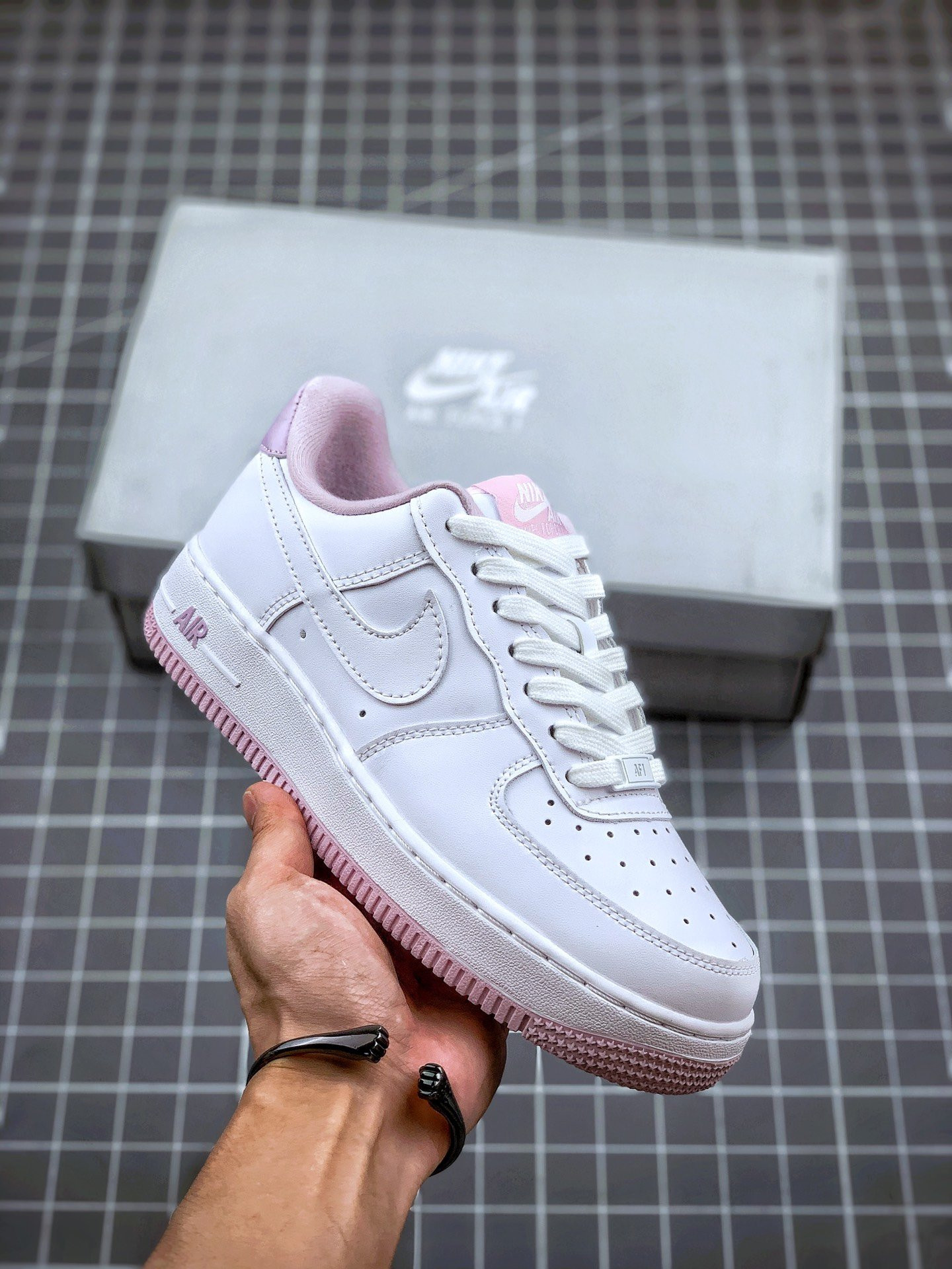 Nike Air Force 1 Low GS White Lilac For Sale