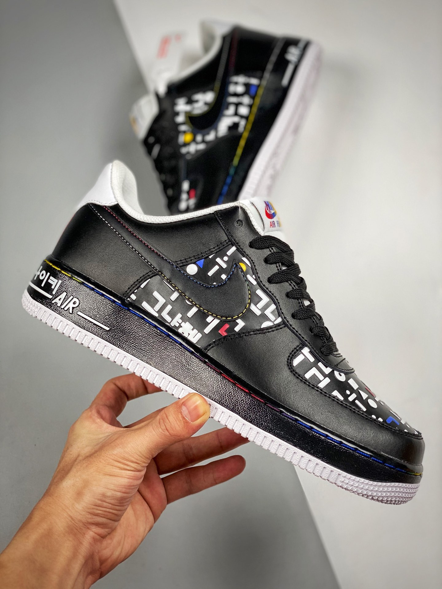 Nike Air Force 1 Low Hangeul Day Black For Sale