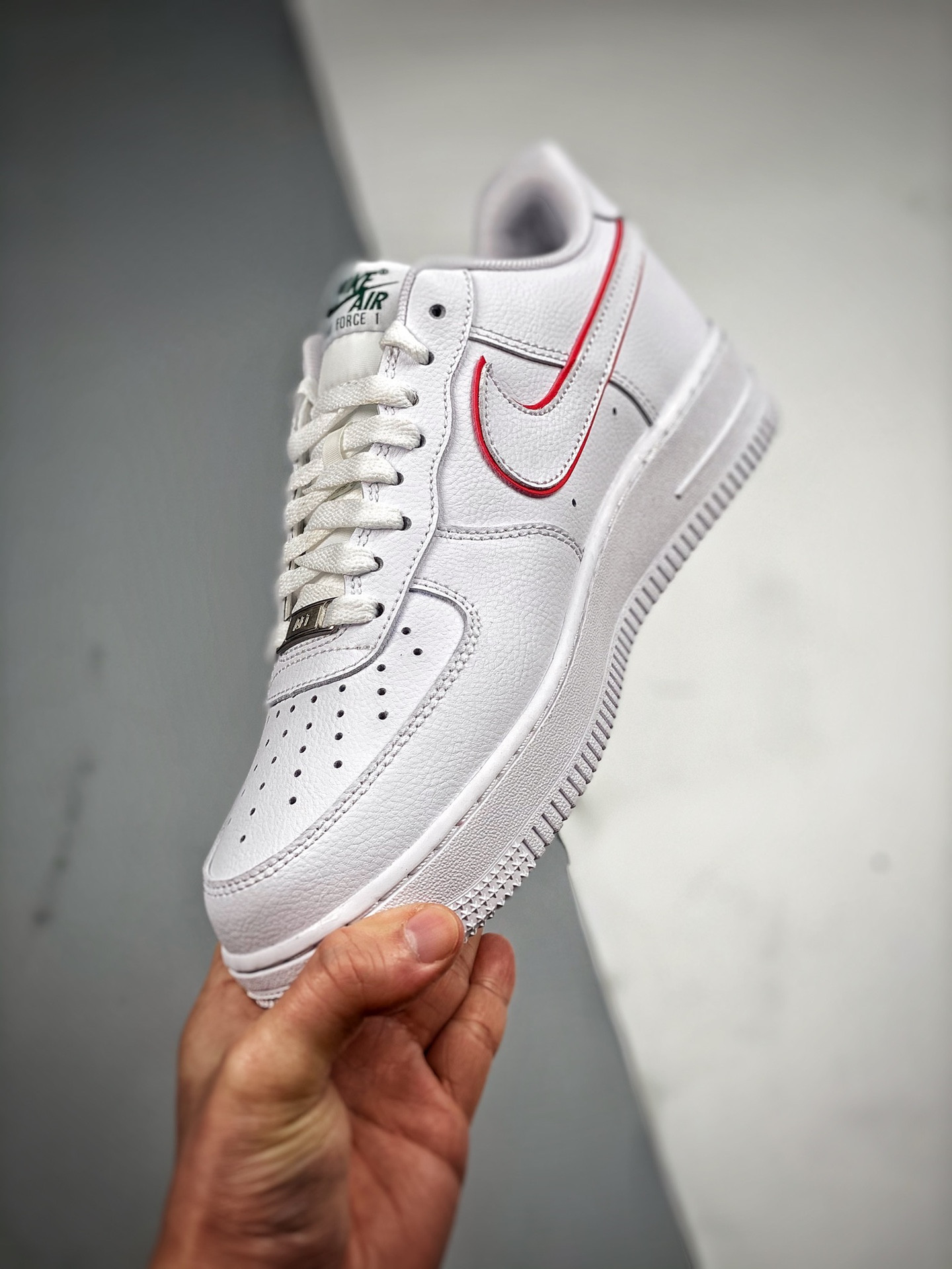 Nike Air Force 1 Low Just Do It White Red For Sale