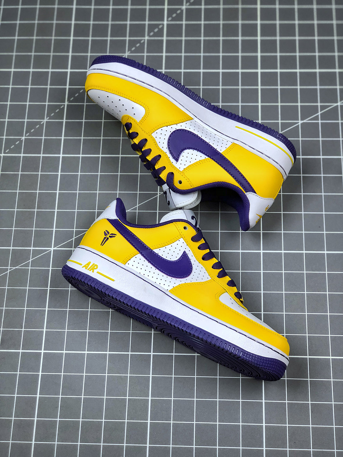 Nike Air Force 1 Low “Kobe Bryant” White/Varsity Purple-Varsity Maize For Sale
