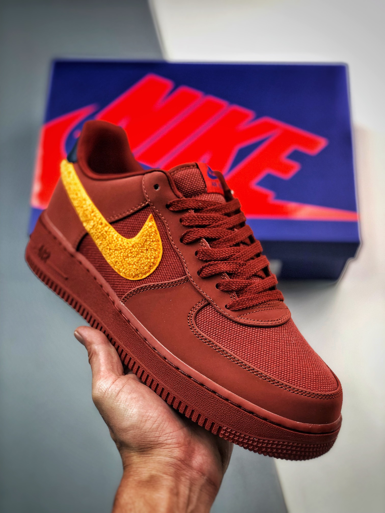 Nike Air Force 1 Low La Familia Redstone/Del Sol For Sale