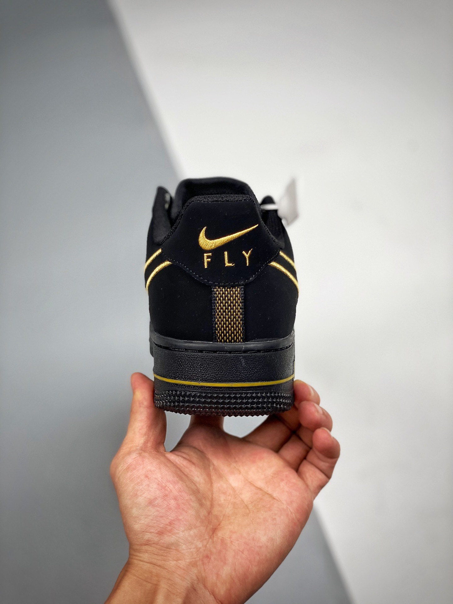 Nike Air Force 1 Low “Legendary” Black/Gum Light Brown/Metallic Gold For Sale