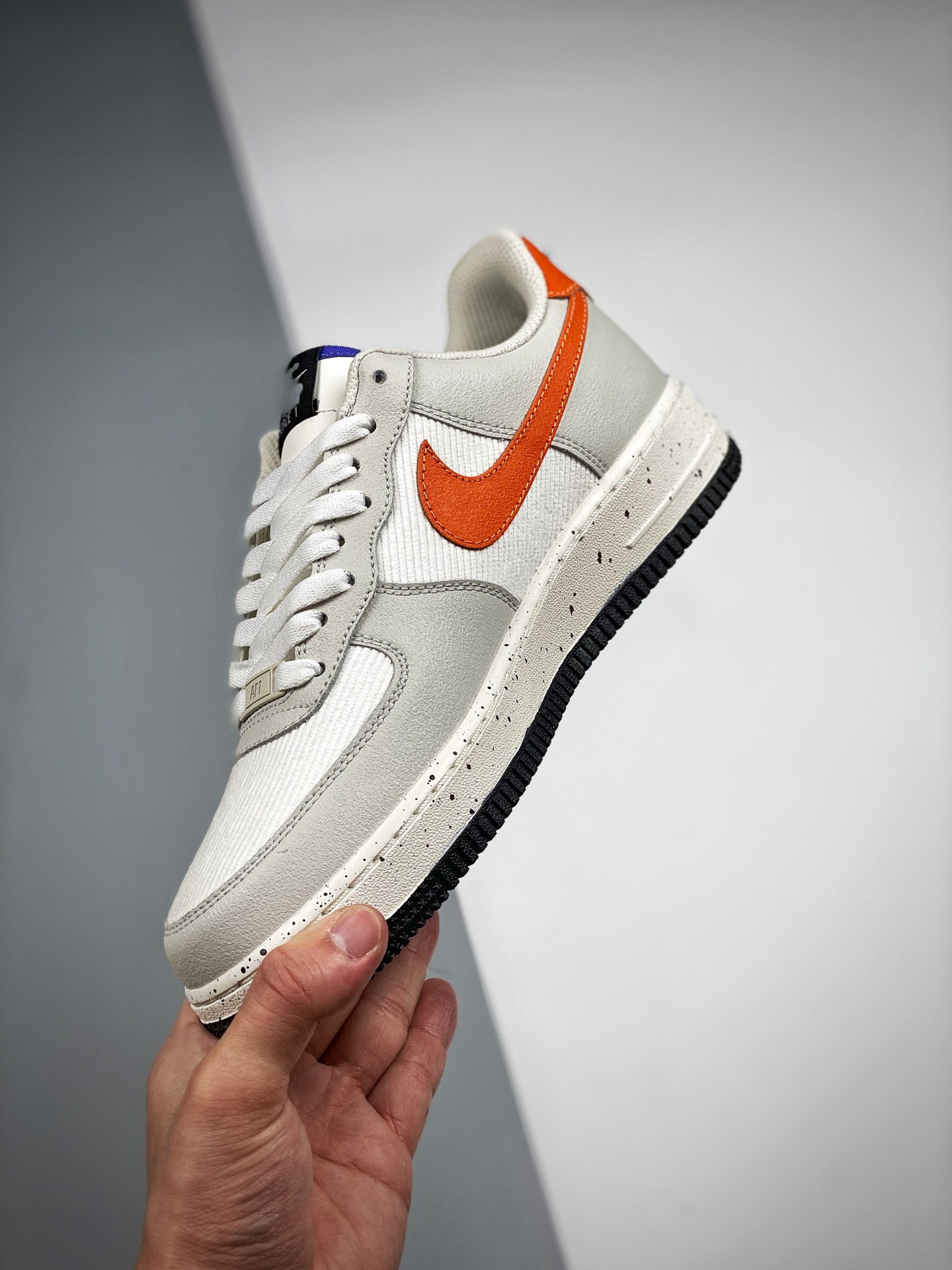 Nike Air Force 1 Low Light Bone/Sail-White-Blue Stone-Starfish Orange For Sale