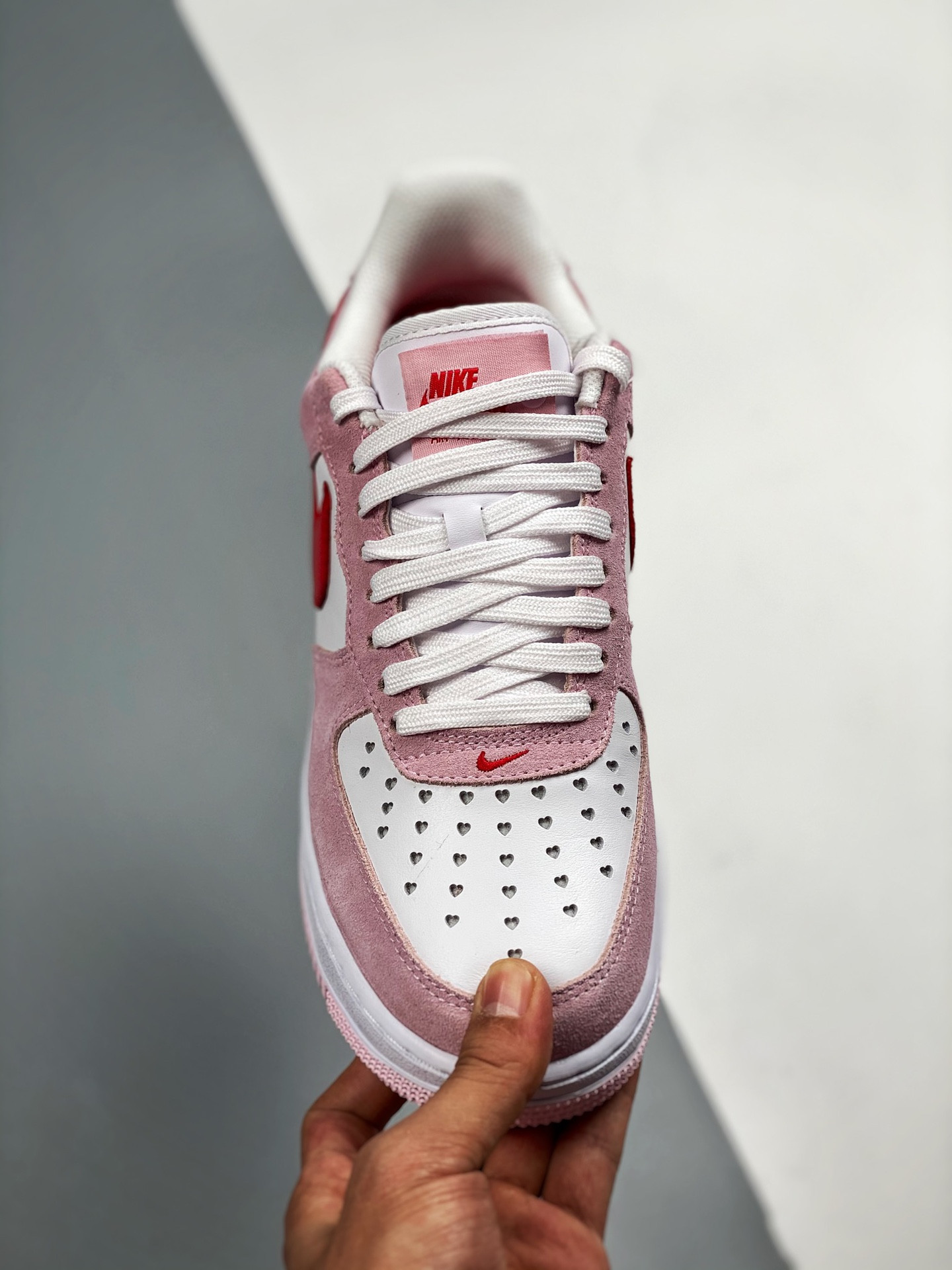 Nike Air Force 1 Low “Love Letter” Tulip Pink/White/University Red For Sale