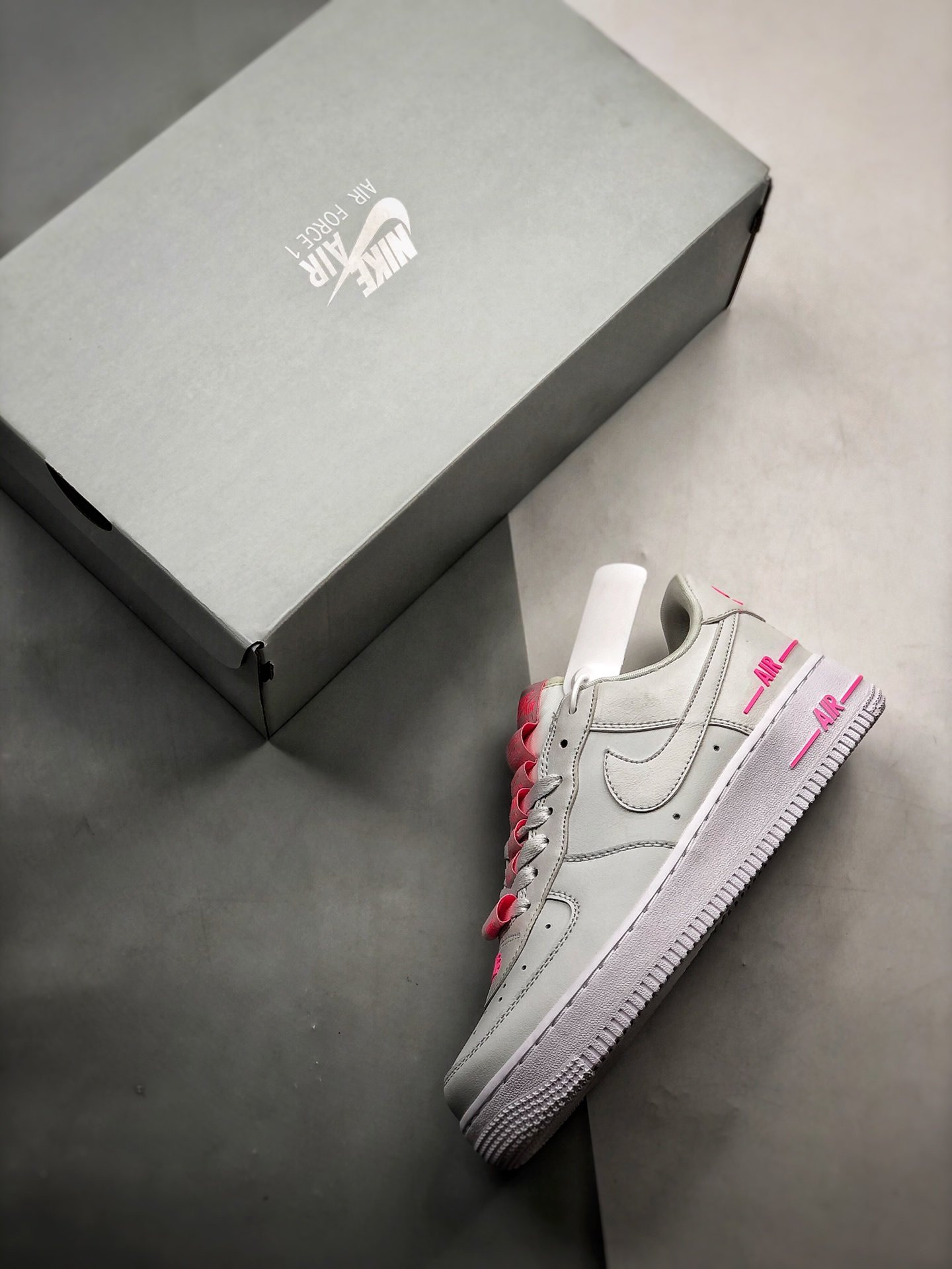 Nike Air Force 1 Low LV8 3 Double Air Photon Dust Pink For Sale