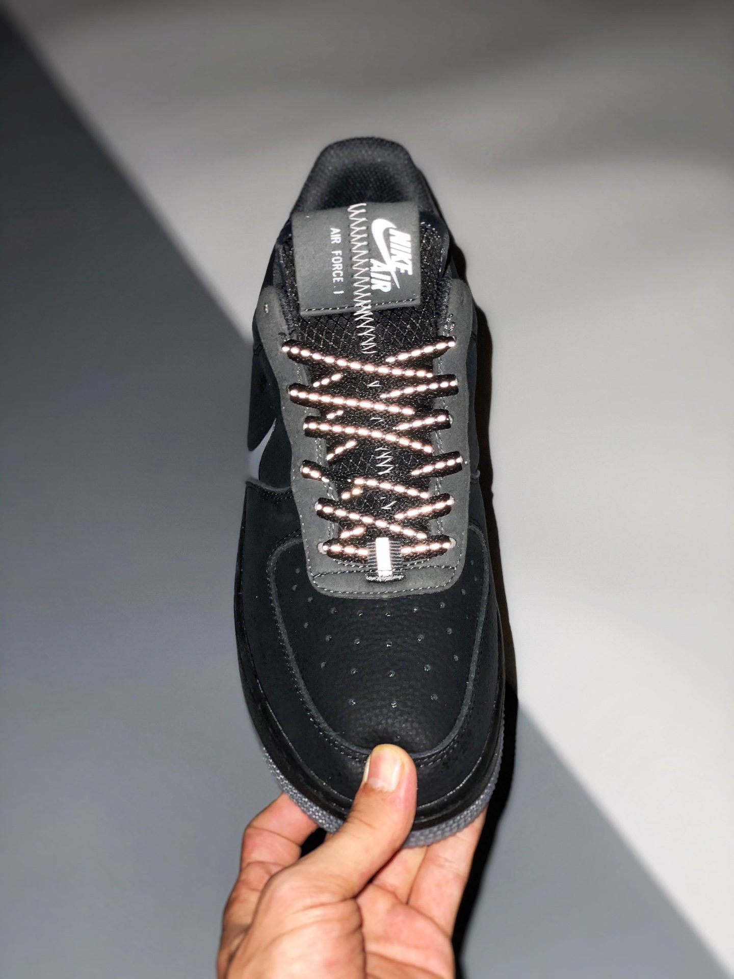 Nike Air Force 1 Low LV 8 ‘Big Swoosh’ Black For Sale