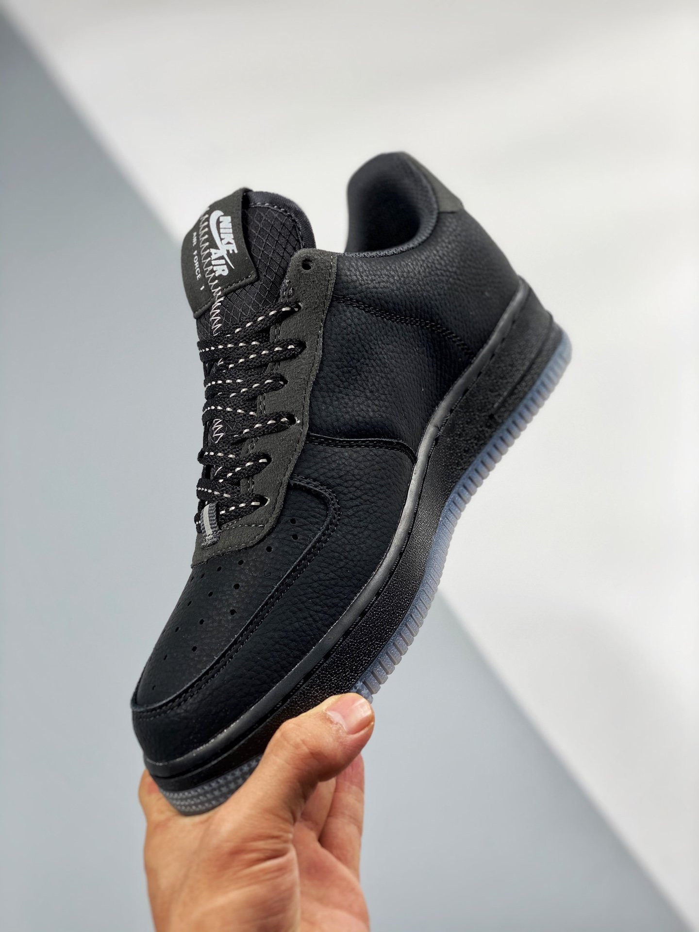 Nike Air Force 1 Low LV 8 ‘Big Swoosh’ Black For Sale