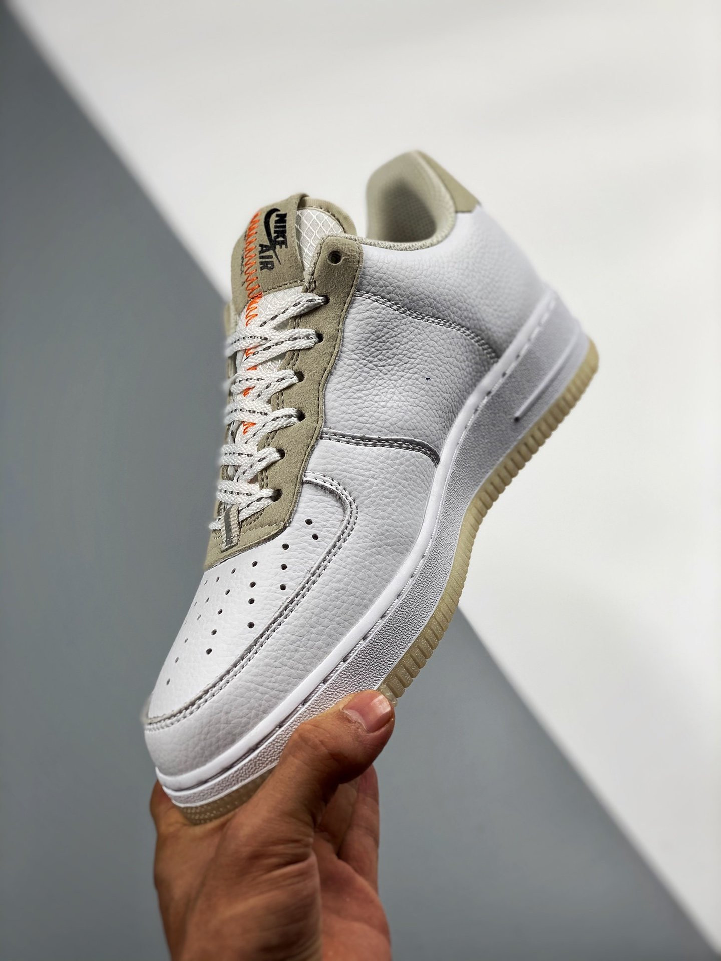 Nike Air Force 1 Low LV 8 ‘Big Swoosh’ White/Orange For Sale