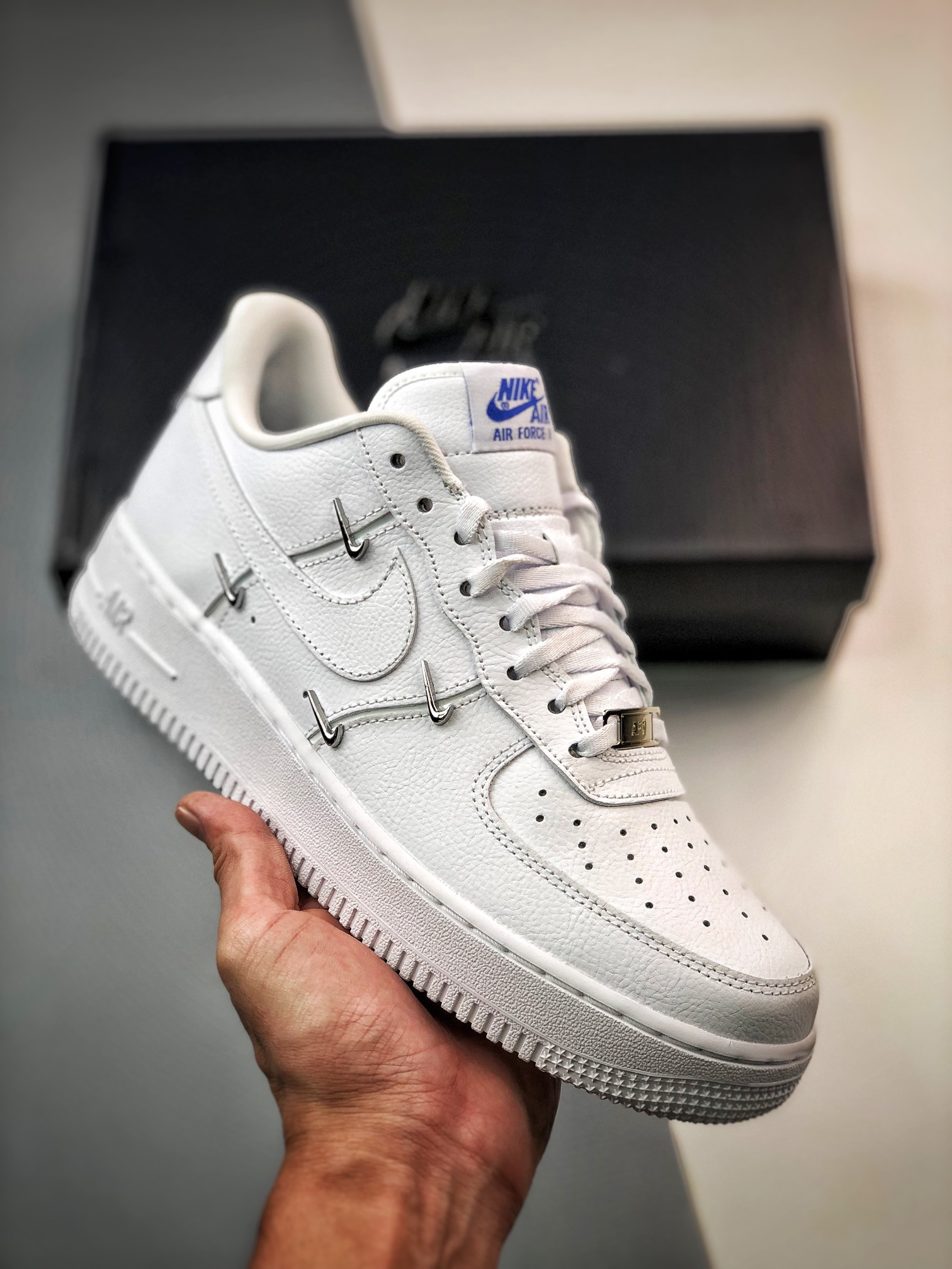 Nike Air Force 1 Low LX White/Hyper Royal-Black For Sale