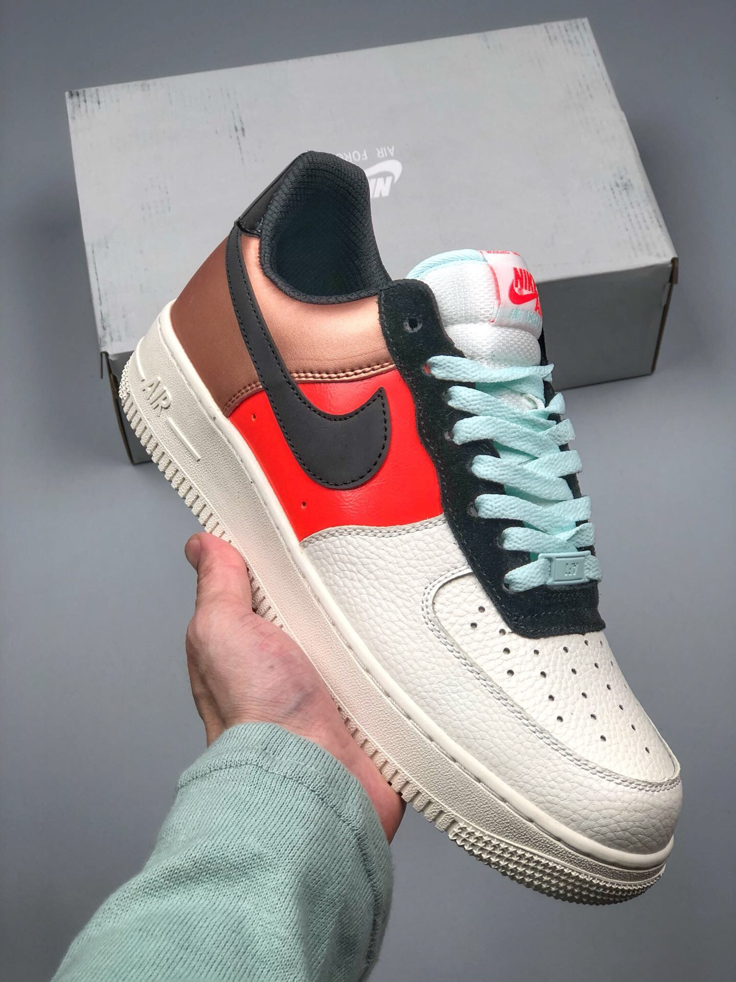 Nike Air Force 1 Low Metallic Red Bronze/Black-Teal Tint For Sale