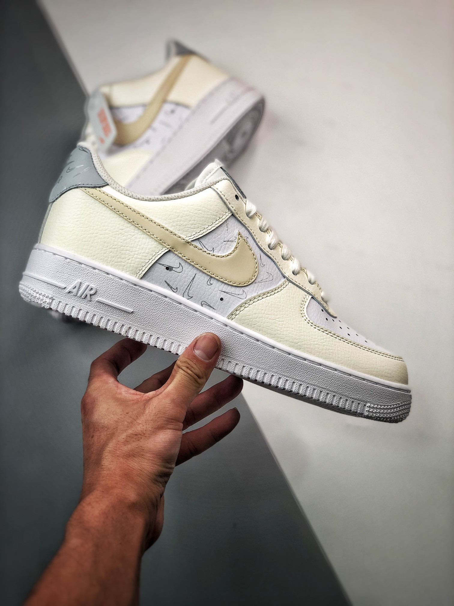 Nike Air Force 1 Low Mini Checks White Sail For Sale