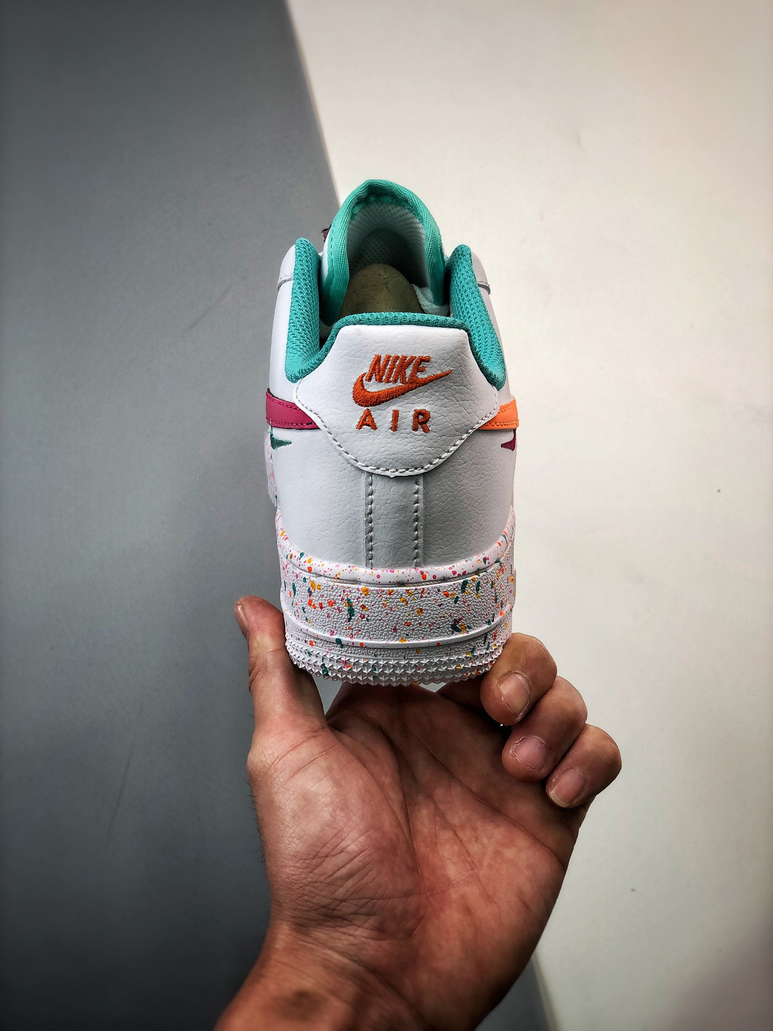 Nike Air Force 1 Low Multi-Color White Teal For Sale