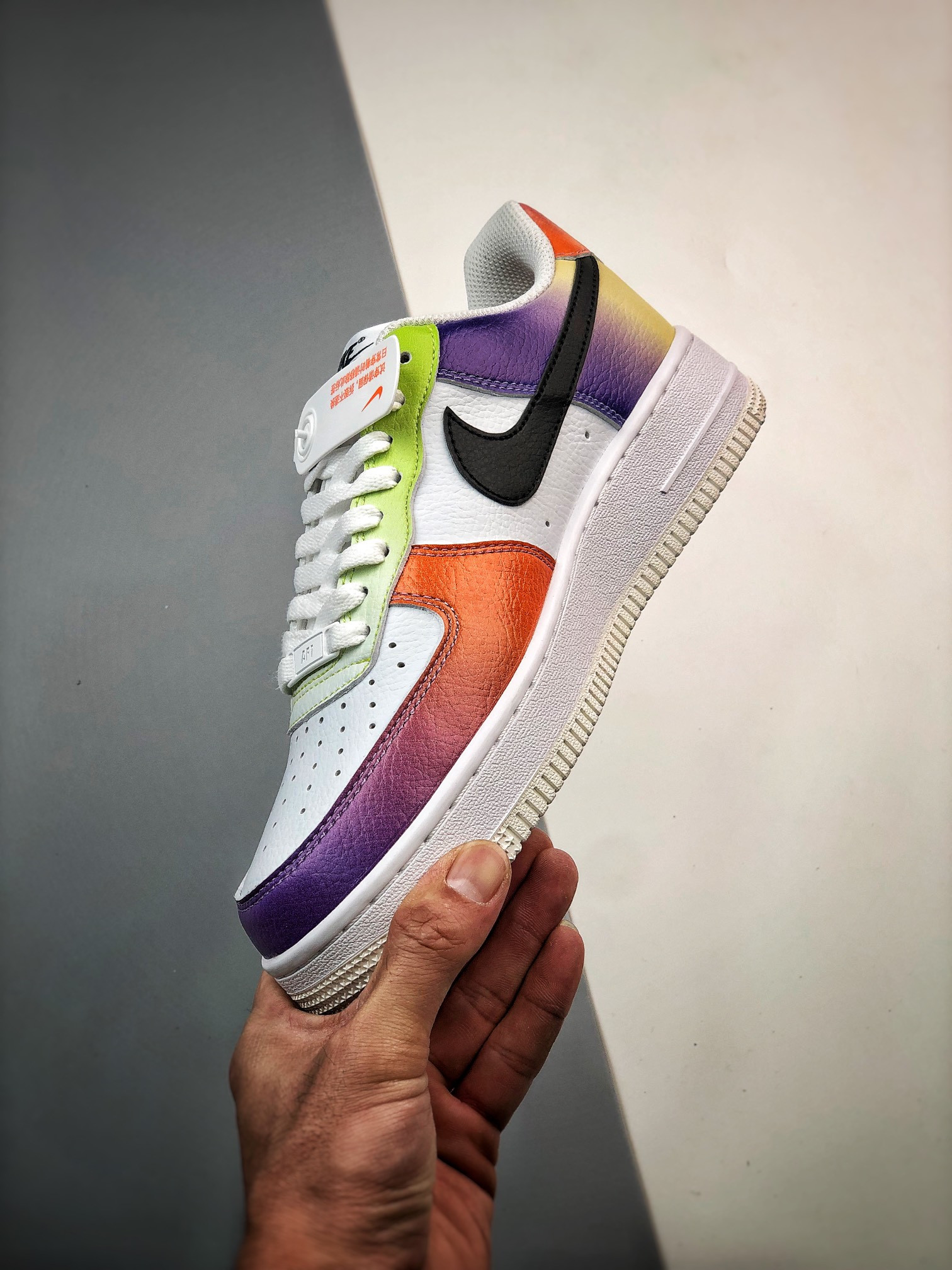 Nike Air Force 1 Low Multi-Color White/Black-Bright Maroon For Sale