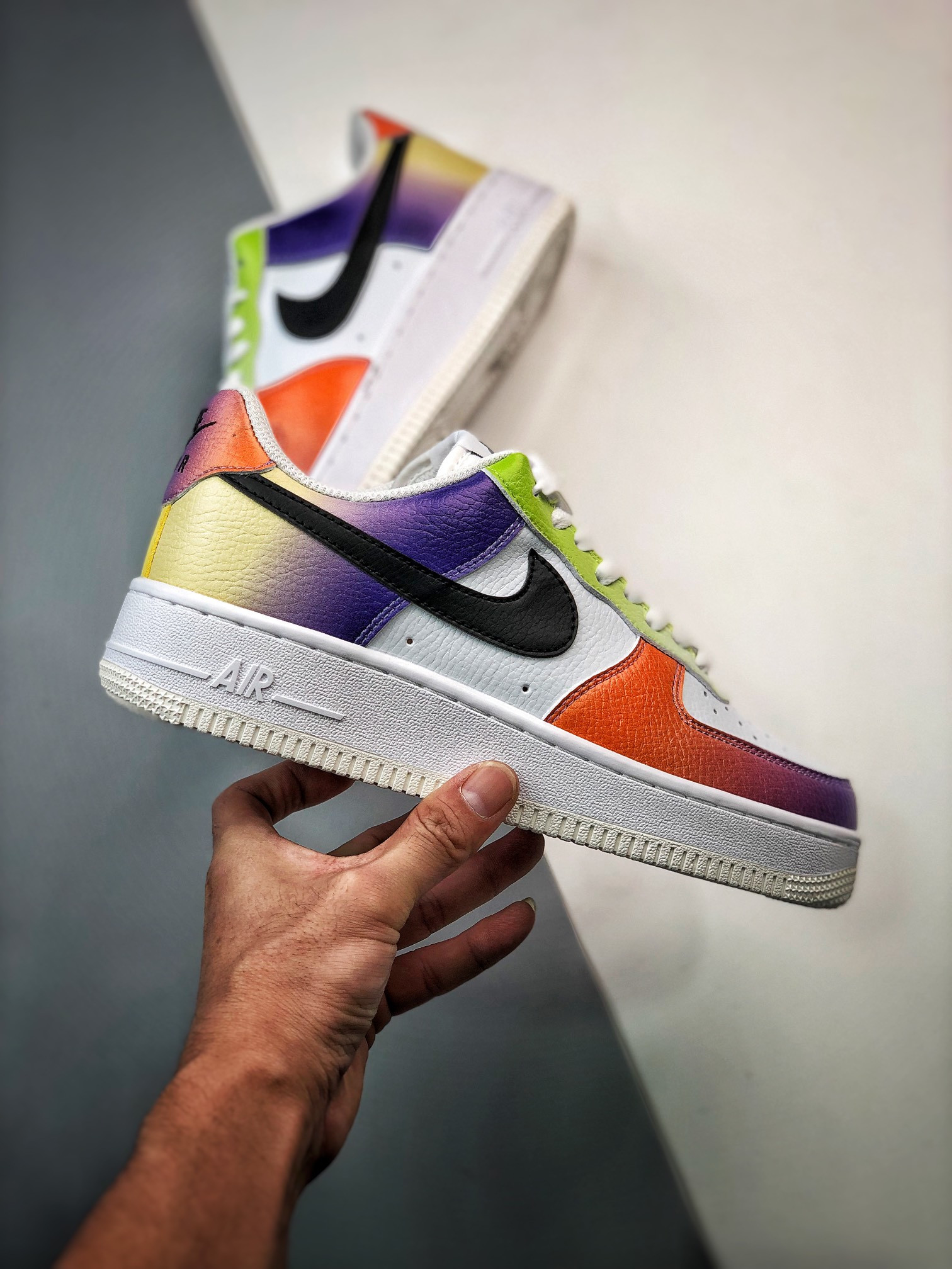 Nike Air Force 1 Low Multi-Color White/Black-Bright Maroon For Sale