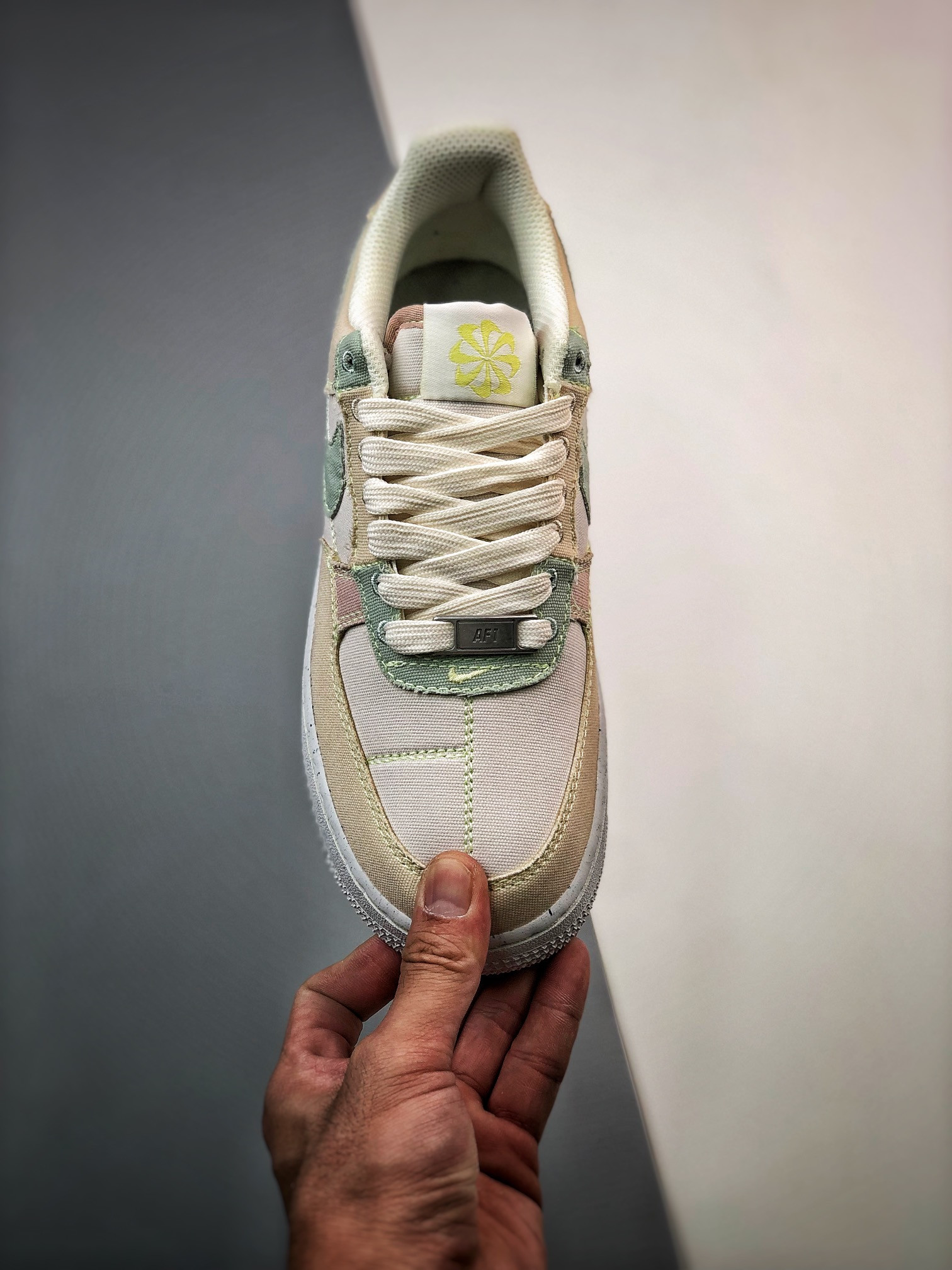 Nike Air Force 1 Low “Multicolor” Tan/Green-Pink For Sale