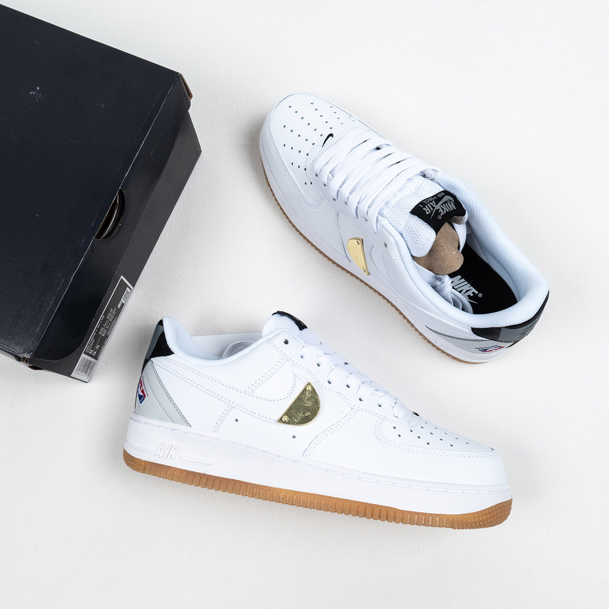 Nike Air Force 1 Low ‘NBA’ White Grey Gum For Sale