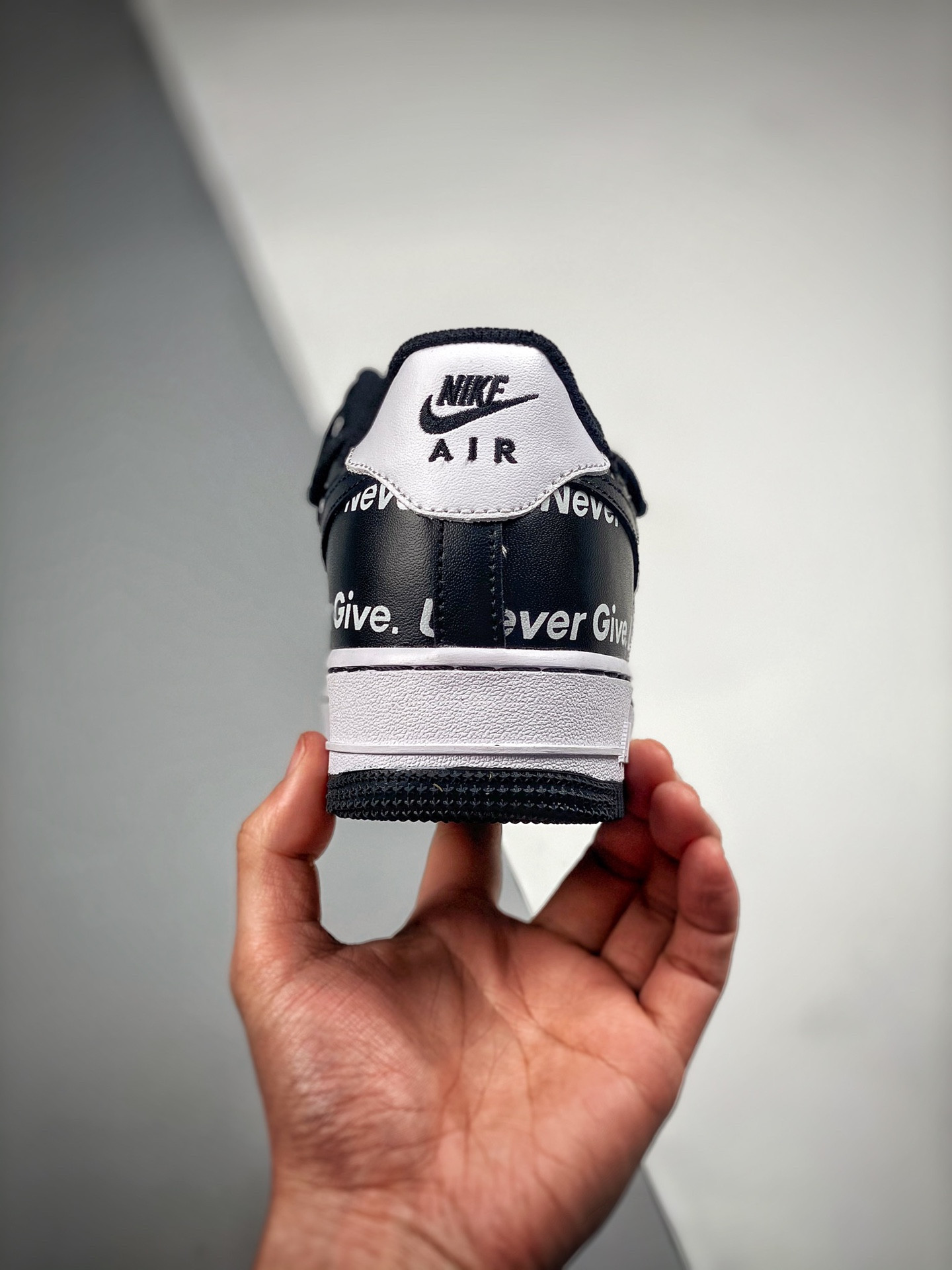Nike Air Force 1 Low ‘Never Give up’ Black White For Sale