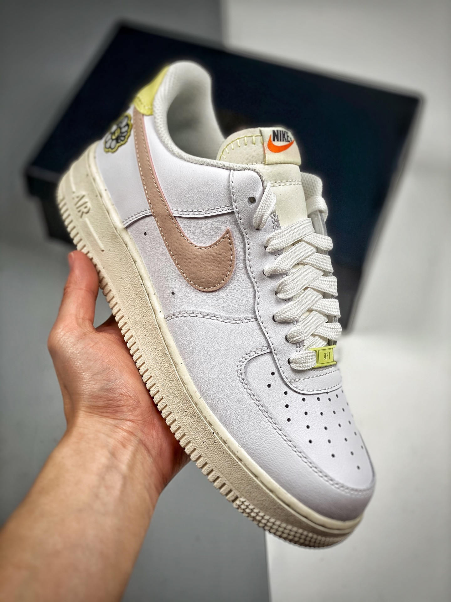 Nike Air Force 1 Low Next Nature White Pink Oxford For Sale