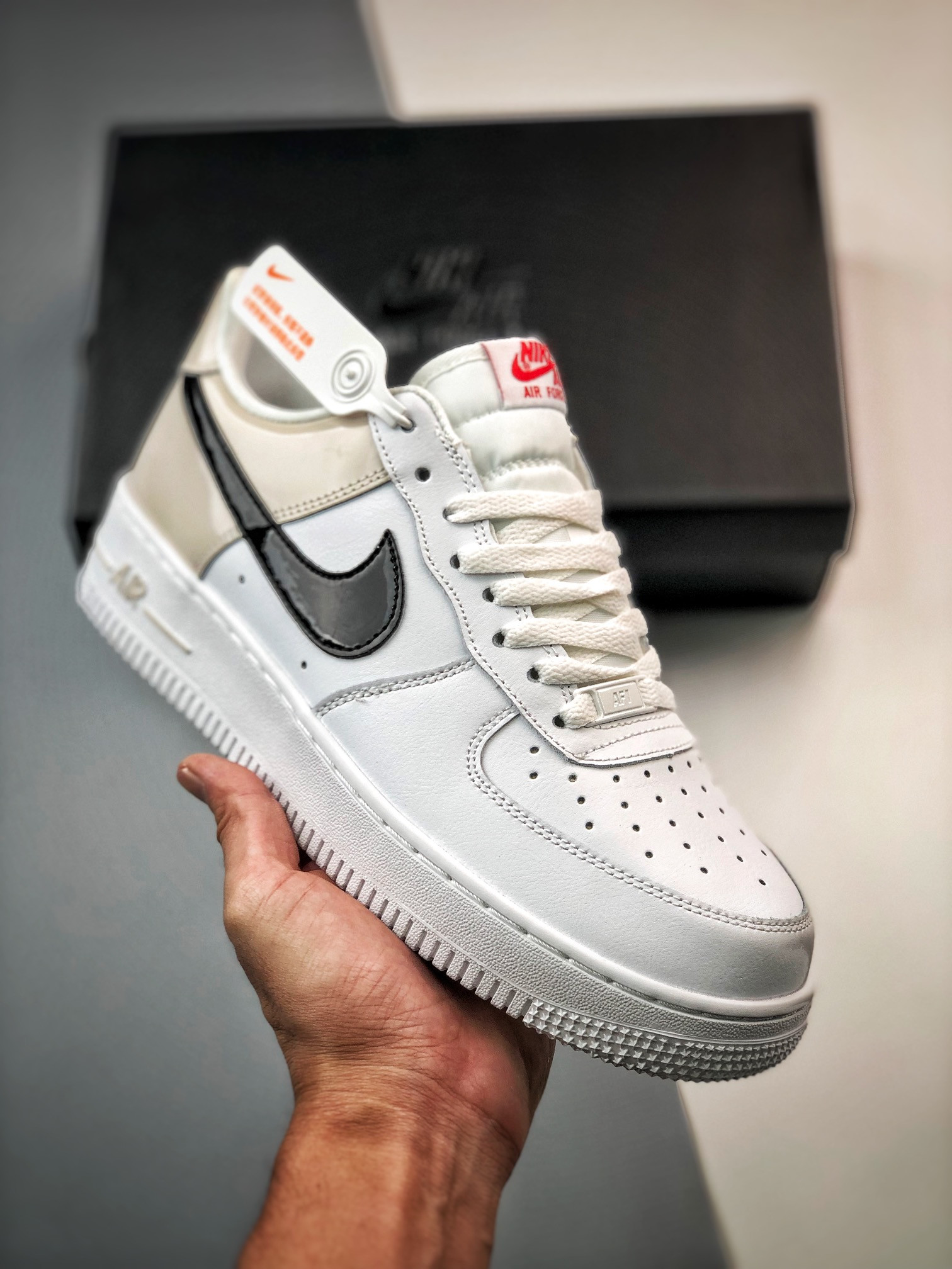 Nike Air Force 1 Low “Patent Swoosh” Light Iron Ore For Sale