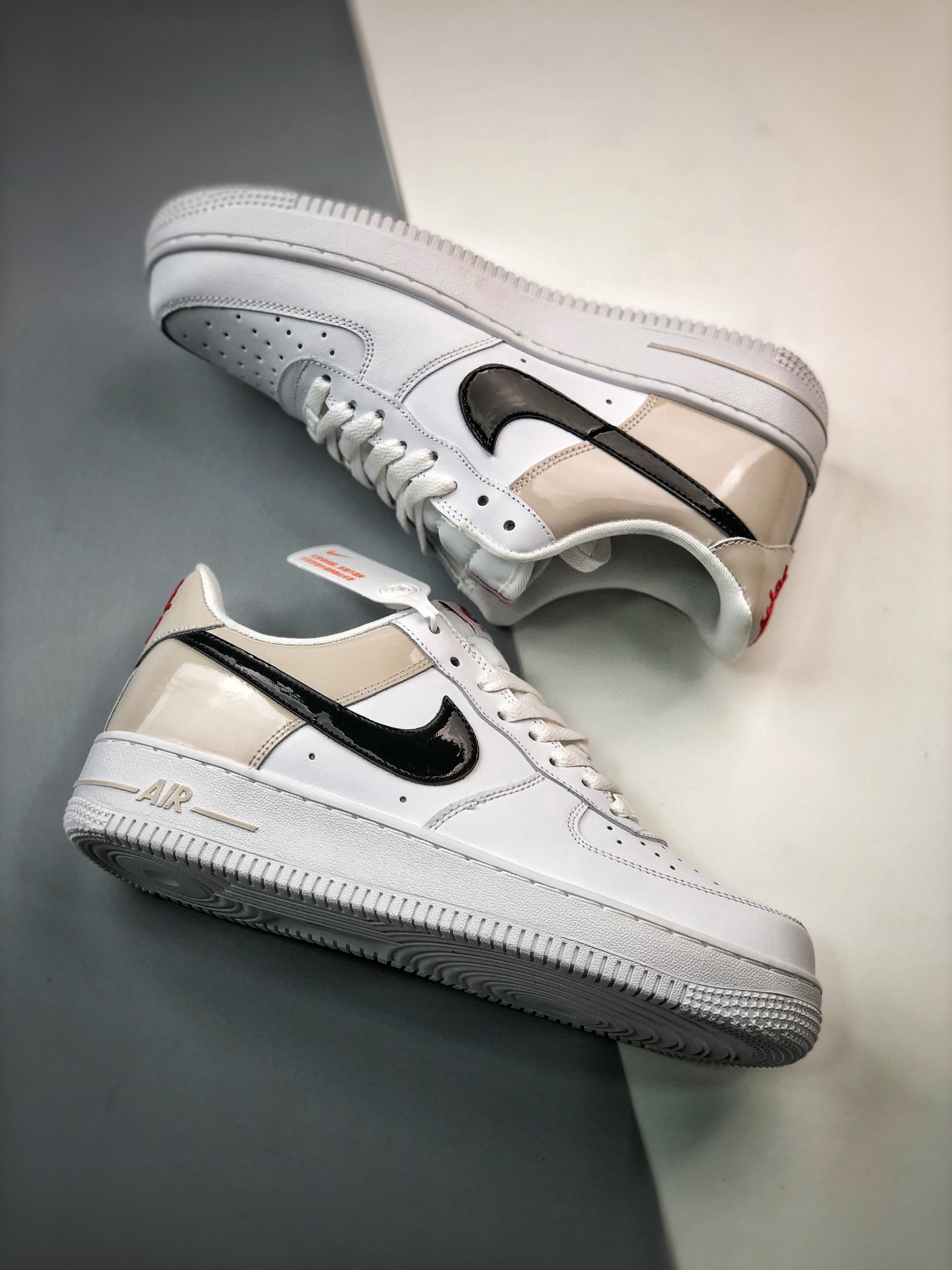 Nike Air Force 1 Low “Patent Swoosh” Light Iron Ore For Sale