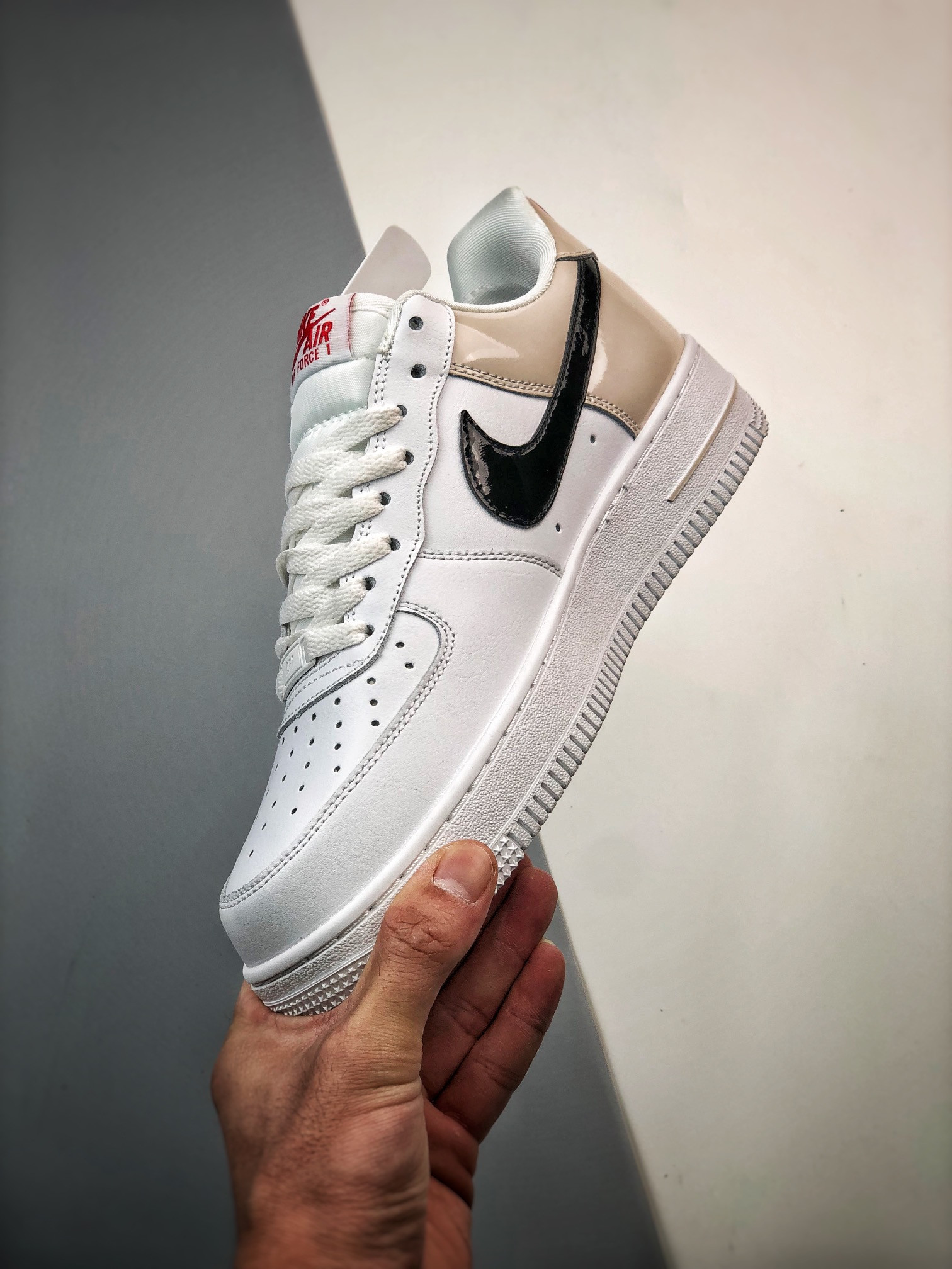 Nike Air Force 1 Low “Patent Swoosh” Light Iron Ore For Sale