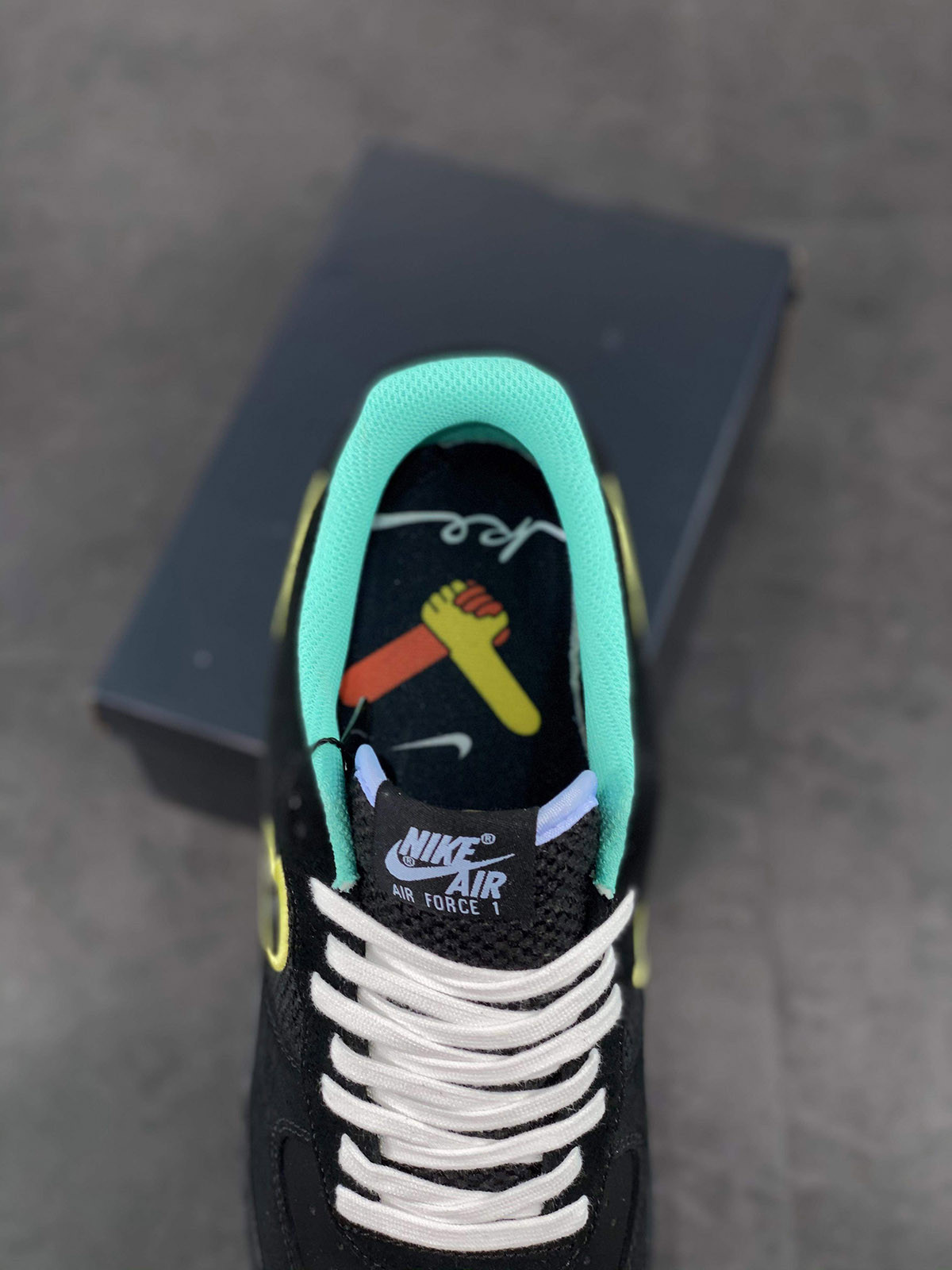 Nike Air Force 1 Low “Peace and Unity” Black/Hyper Crimson For Sale
