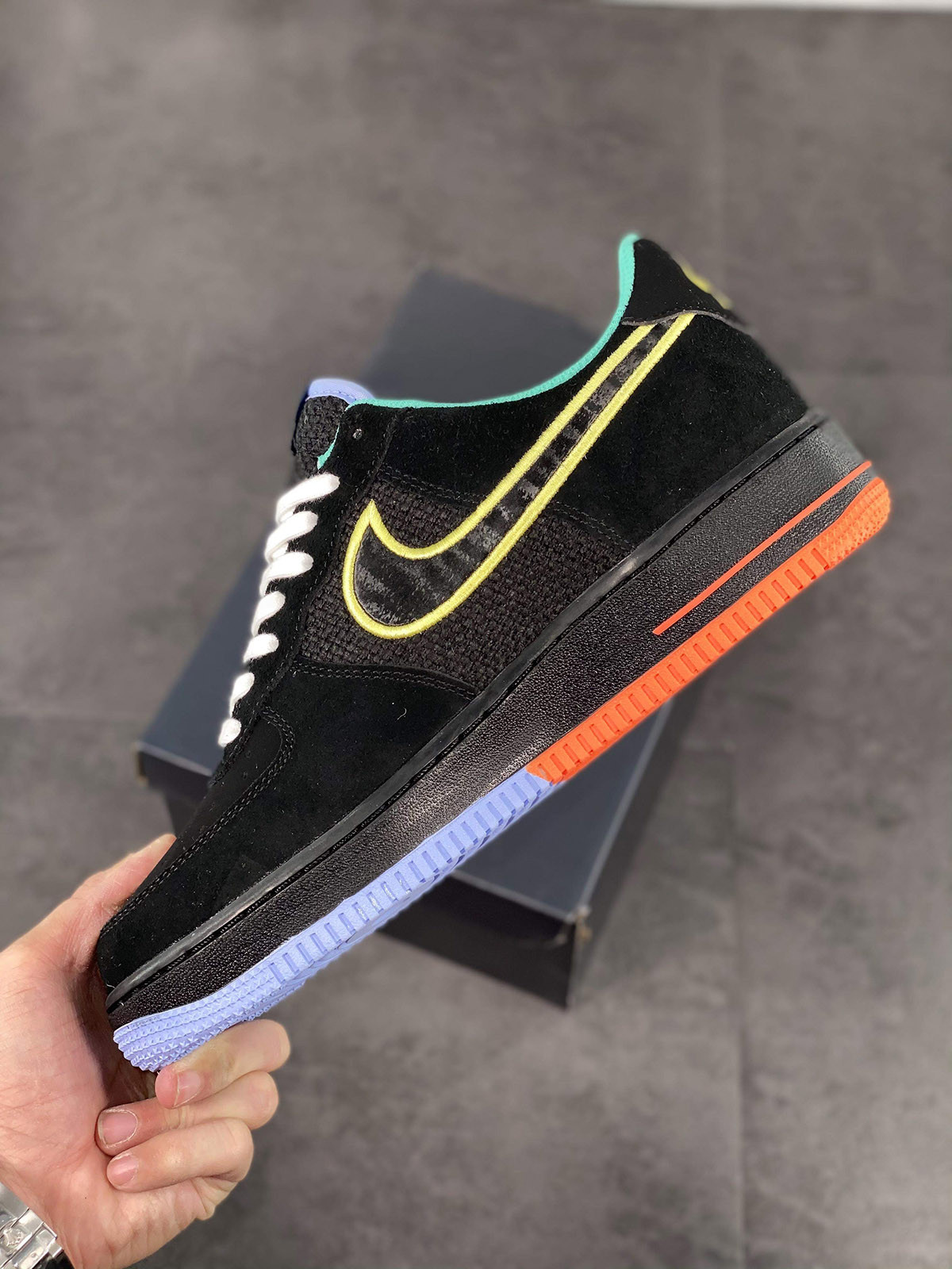 Nike Air Force 1 Low “Peace and Unity” Black/Hyper Crimson For Sale