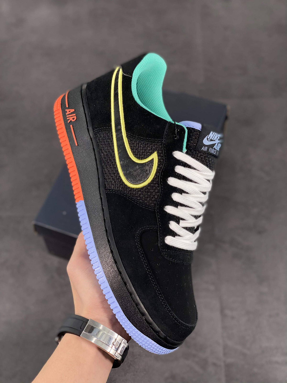 Nike Air Force 1 Low “Peace and Unity” Black/Hyper Crimson For Sale