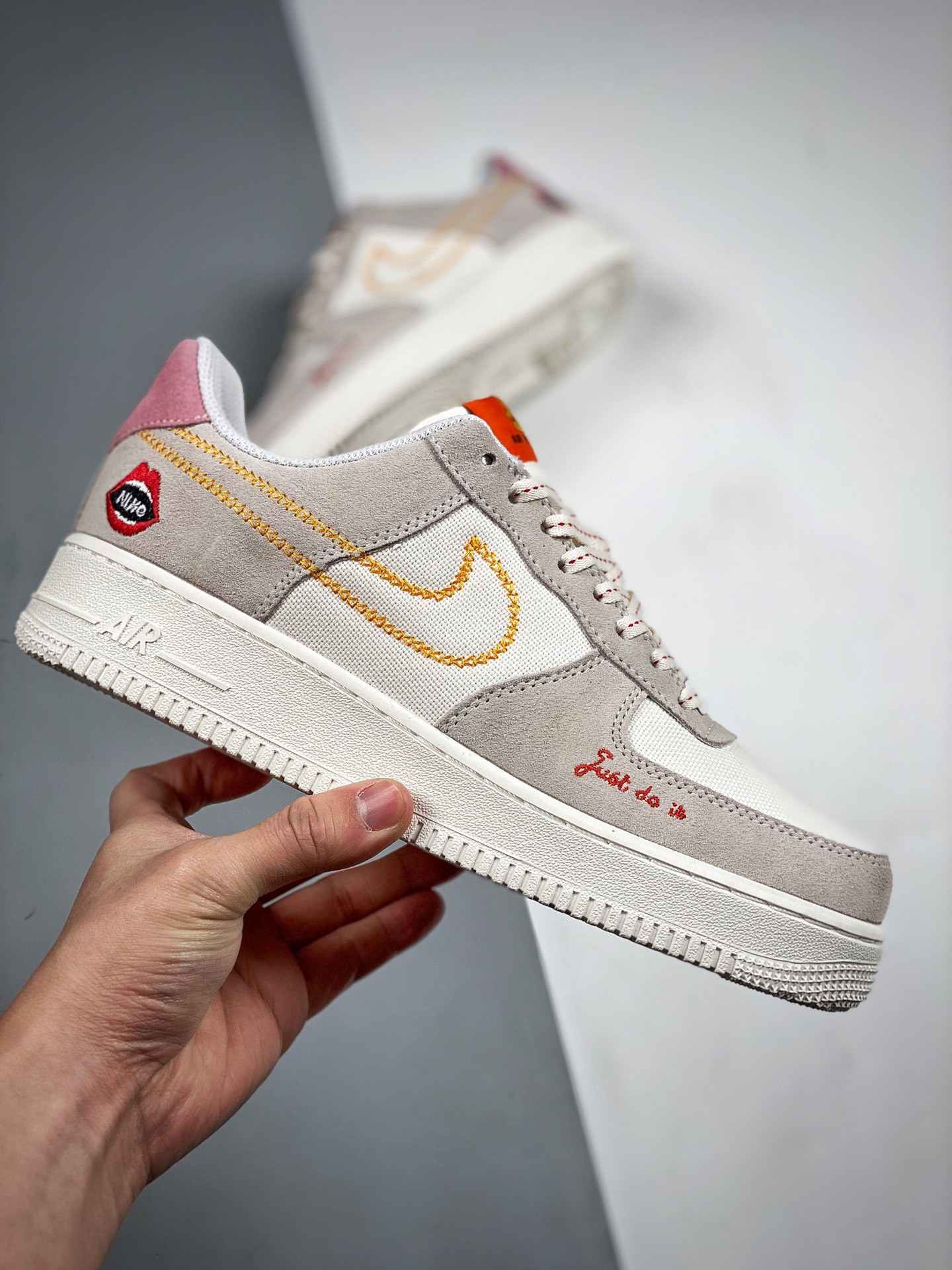 Nike Air Force 1 Low “Peace” White Orange For Sale