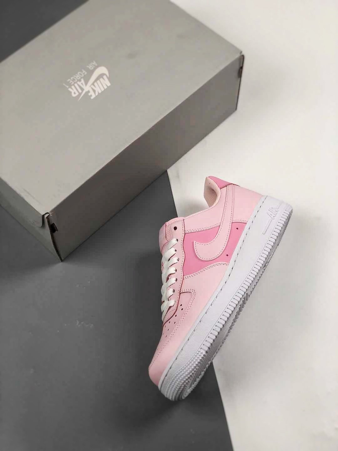 Nike Air Force 1 Low Pink Foam White For Sale