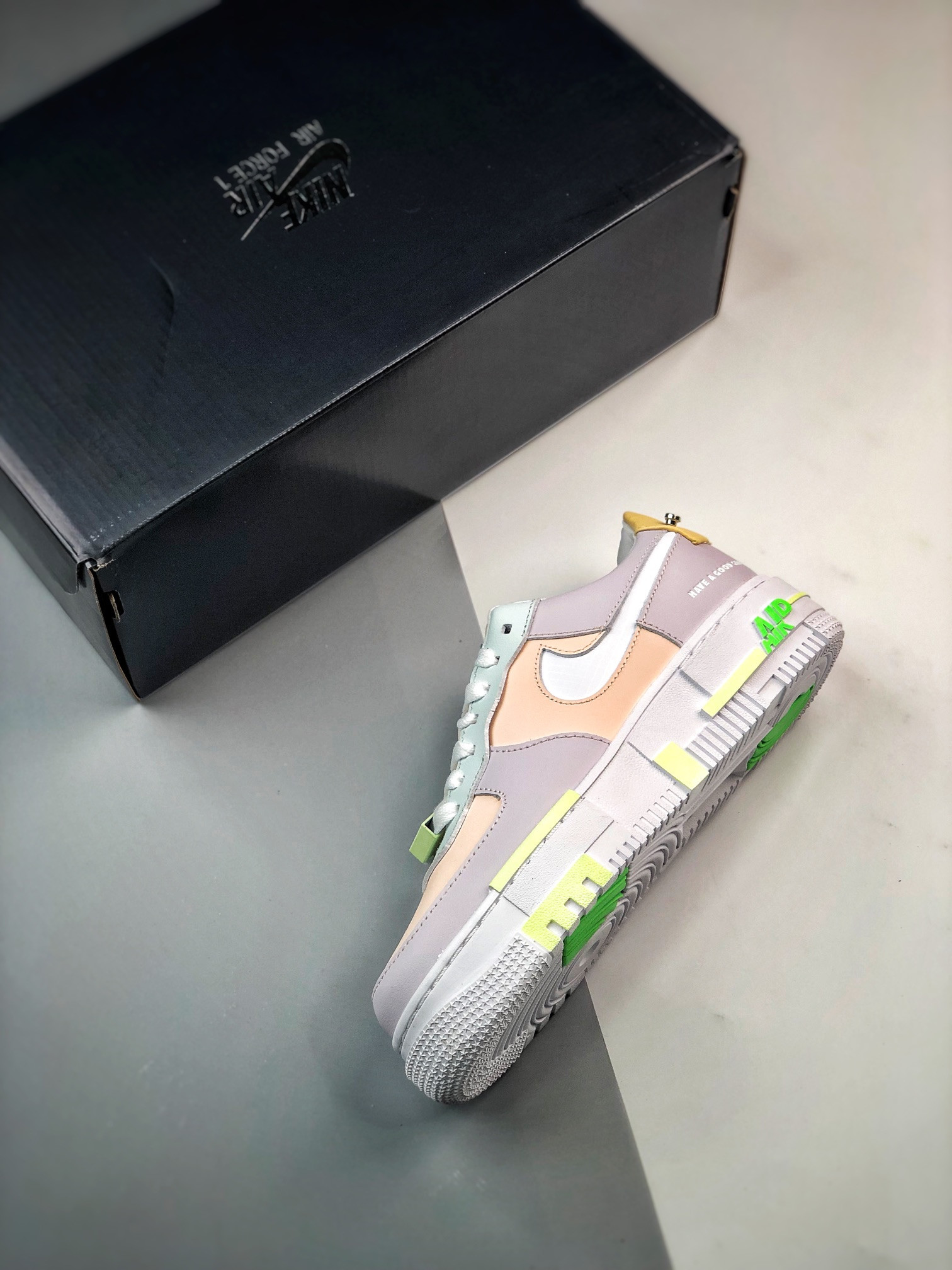 Nike Air Force 1 Low Pixel “Have a Good Game” Venice/White/Green Strike For Sale
