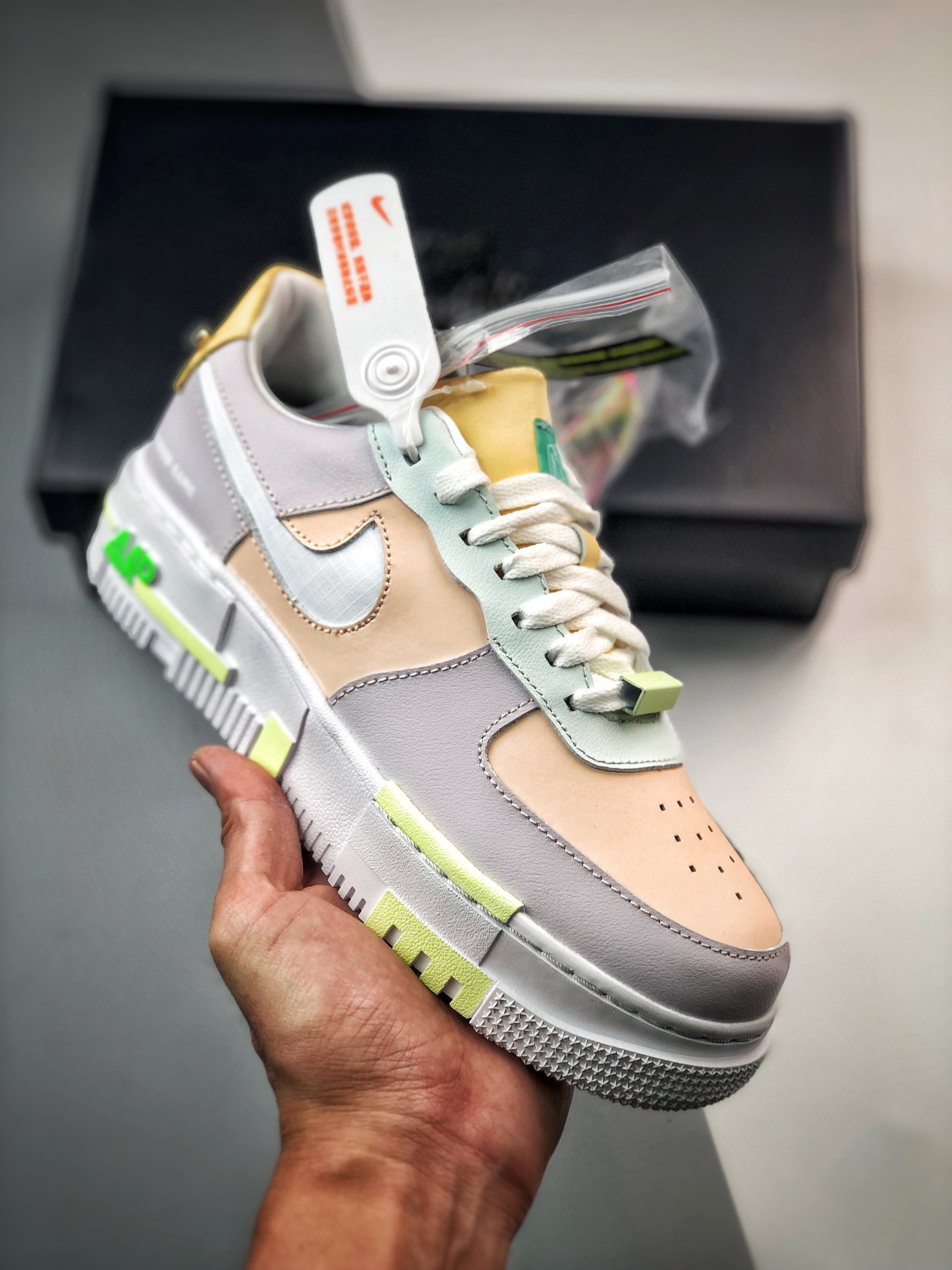 Nike Air Force 1 Low Pixel “Have a Good Game” Venice/White/Green Strike For Sale
