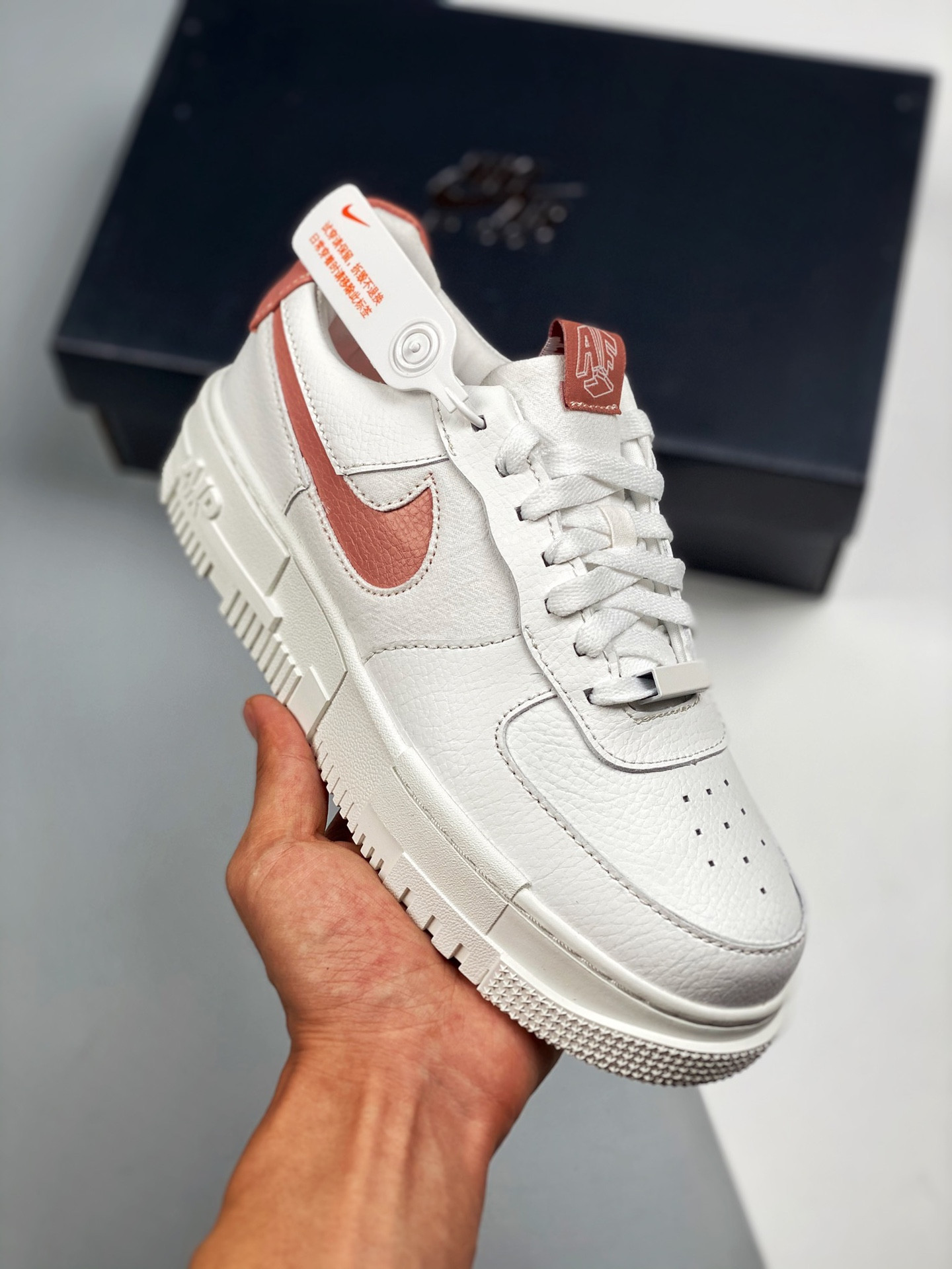 Nike Air Force 1 Low Pixel White Rust Pink For Sale