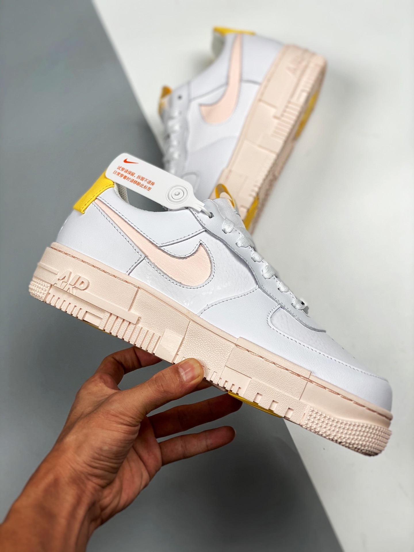 Nike Air Force 1 Low Pixel White/Arctic Orange-Sail-Orange Pearl For Sale