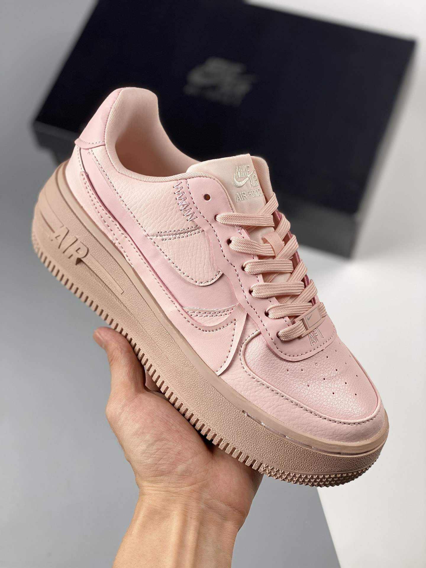 Nike Air Force 1 Low PLT.AF.ORM Atmosphere/Pink Oxford For Sale