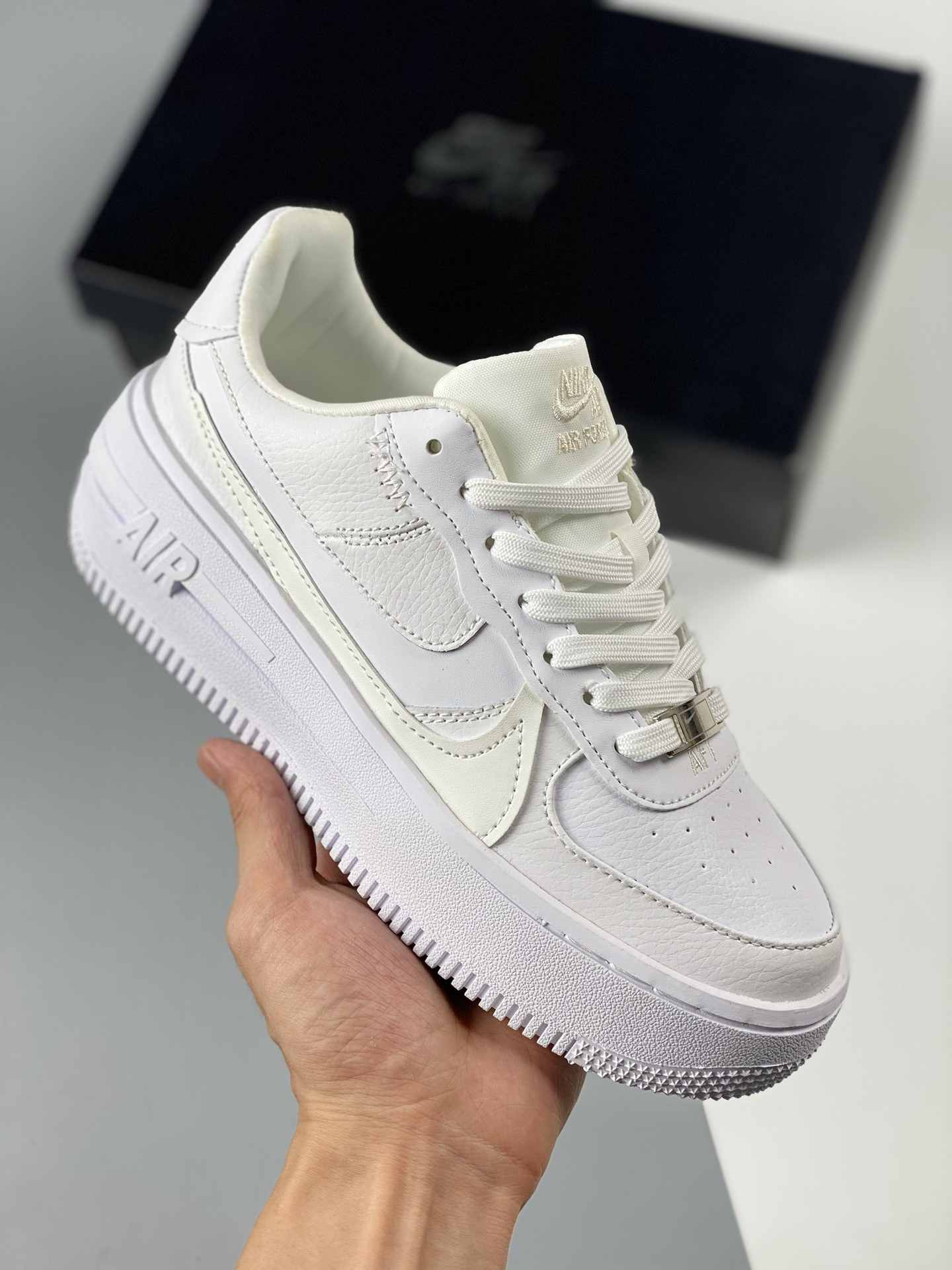 Nike Air Force 1 Low PLT.AF.ORM Triple White For Sale
