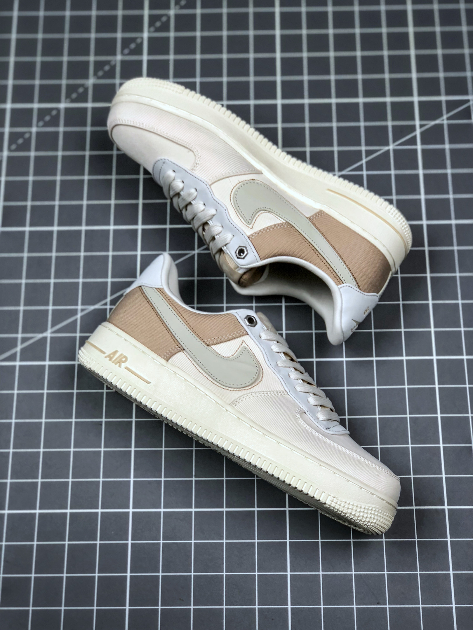 Nike Air Force 1 Low PRM Pale Ivory/Light Cream-Desert For Sale
