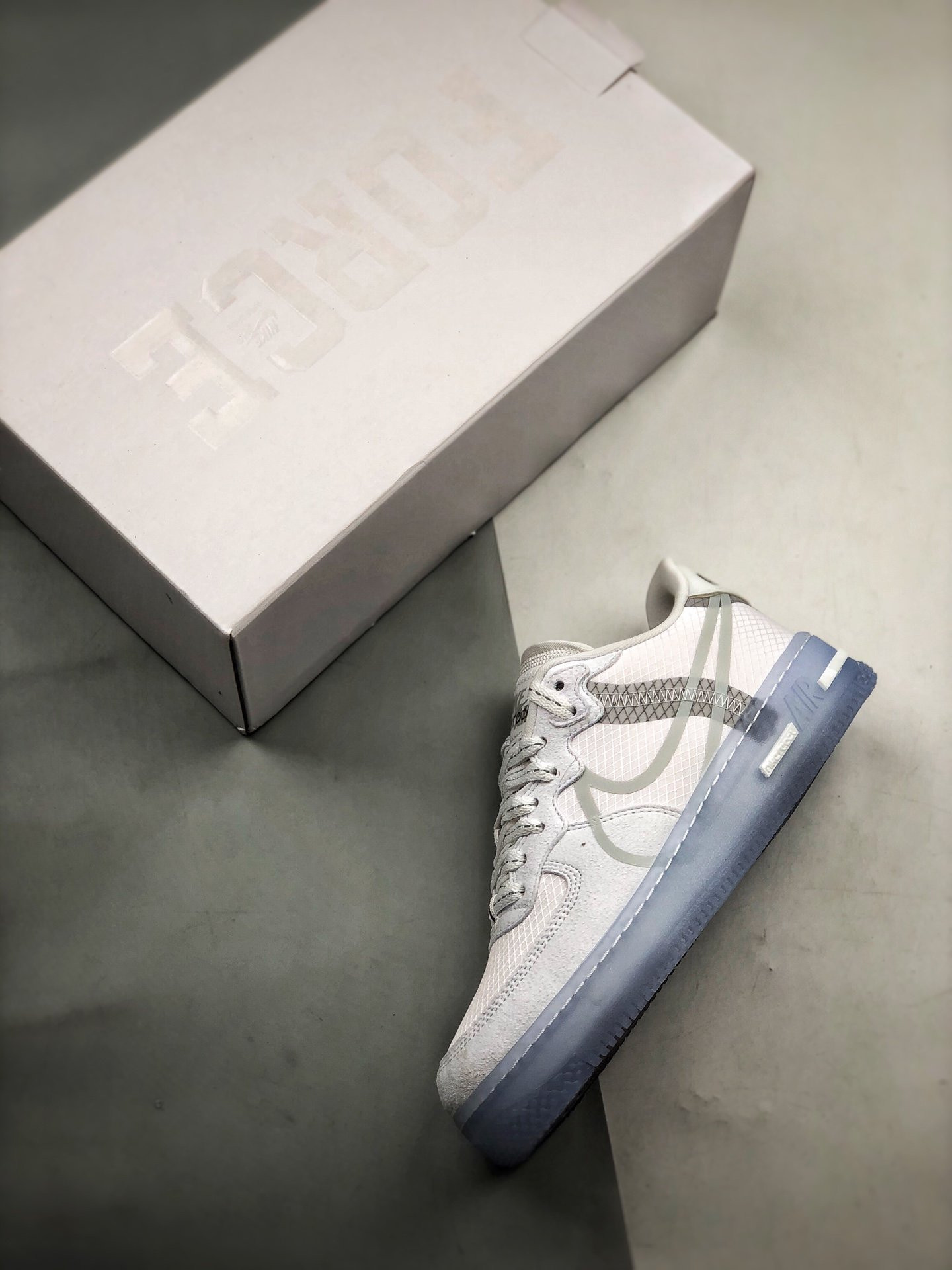 Nike Air Force 1 Low React “White Ice” For Sale