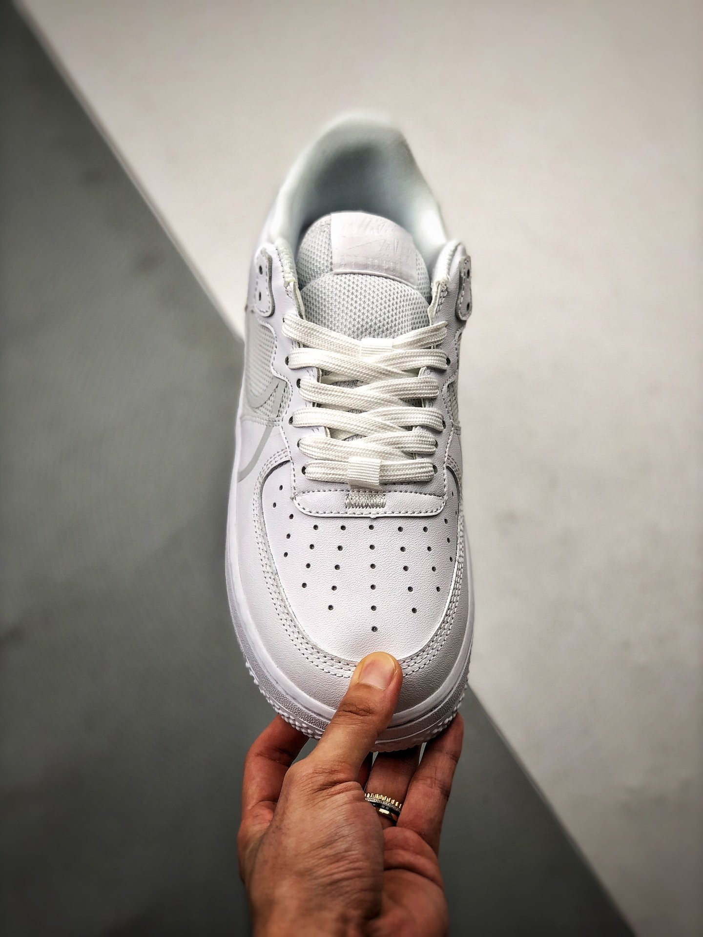 Nike Air Force 1 Low React D/MS/X in “White/Pure Platinum” For Sale