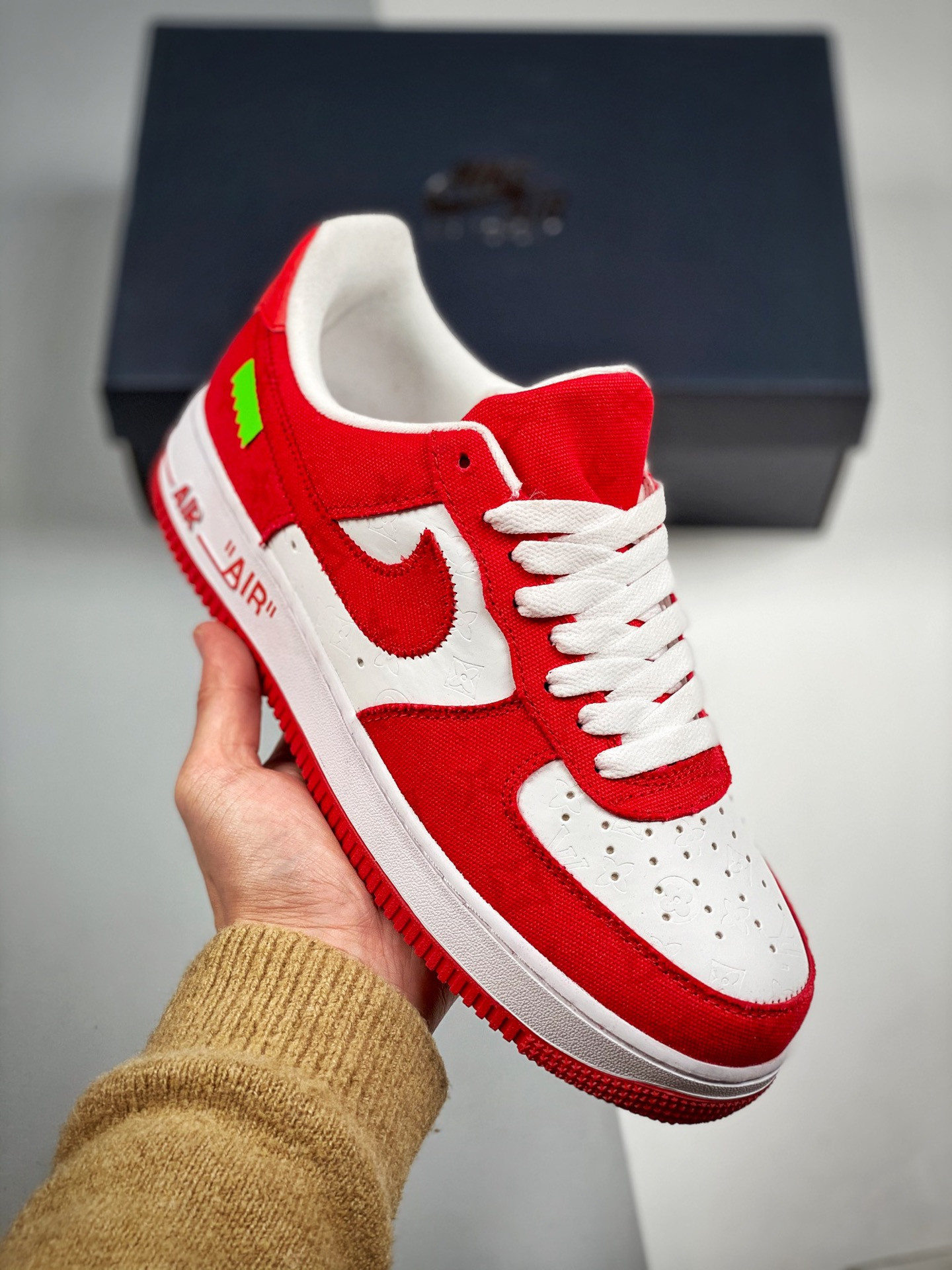 Nike Air Force 1 Low Red White For Sale