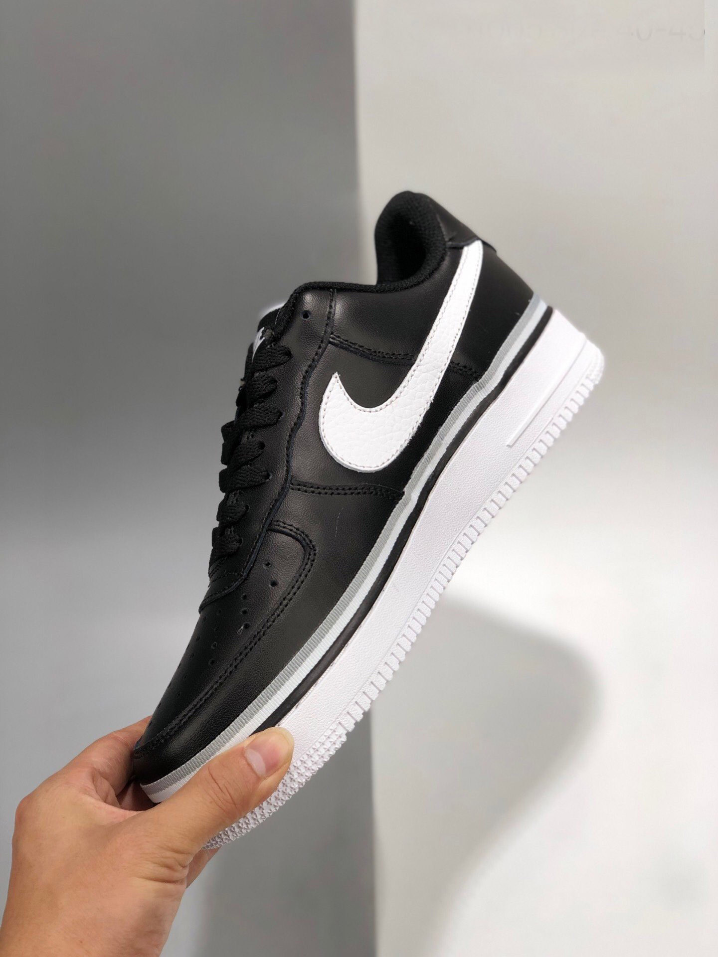 Nike Air Force 1 Low ‘Ribbon’ Black White For Sale