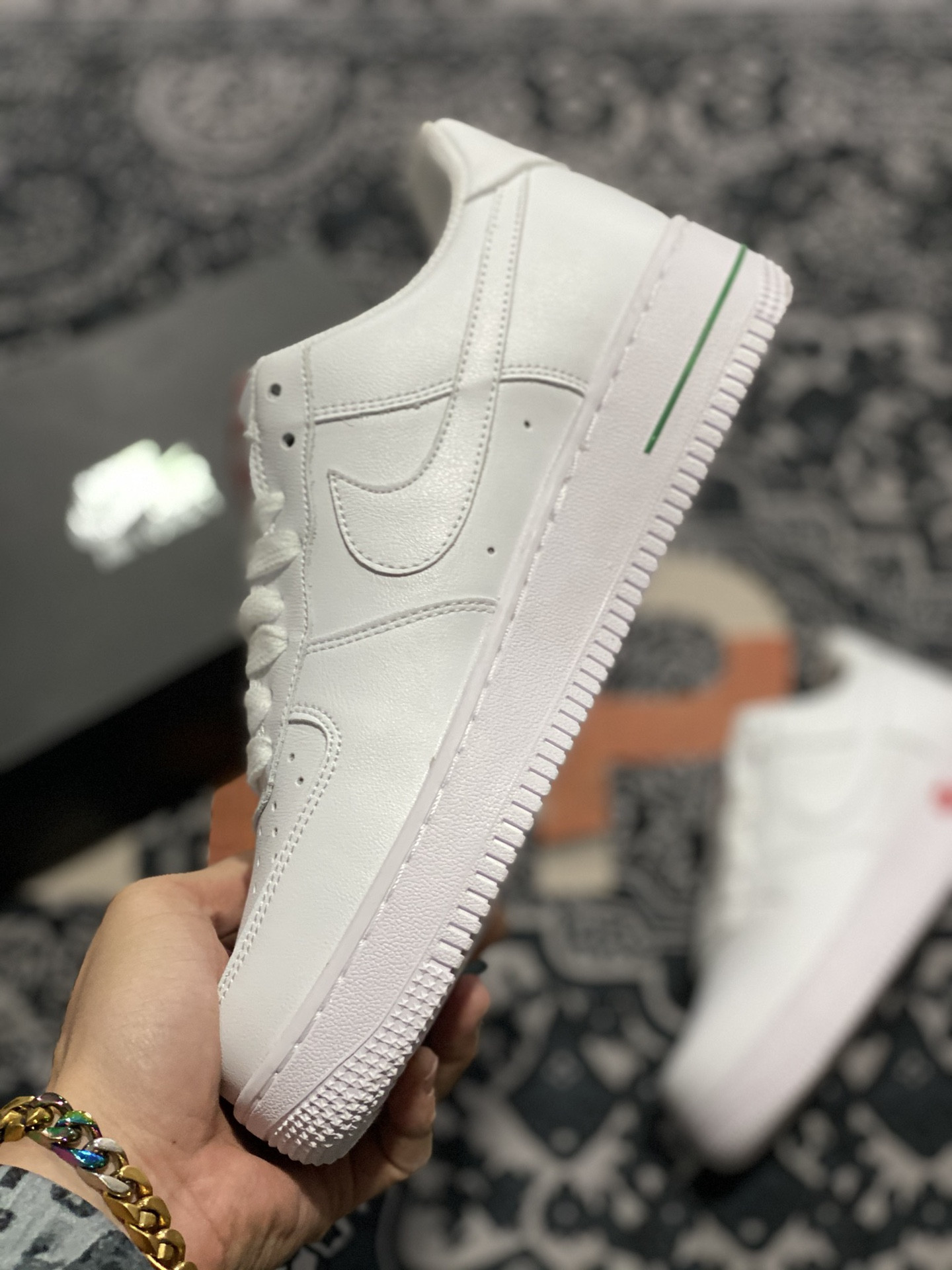 Nike Air Force 1 Low Rose White/University Red-Pine Green For Sale