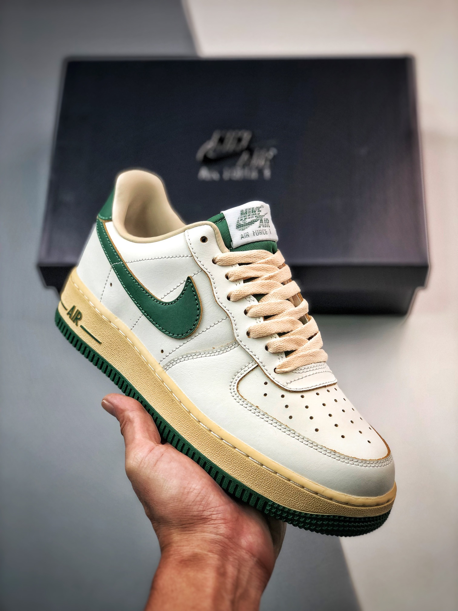 Nike Air Force 1 Low Sail/Gorge Green For Sale