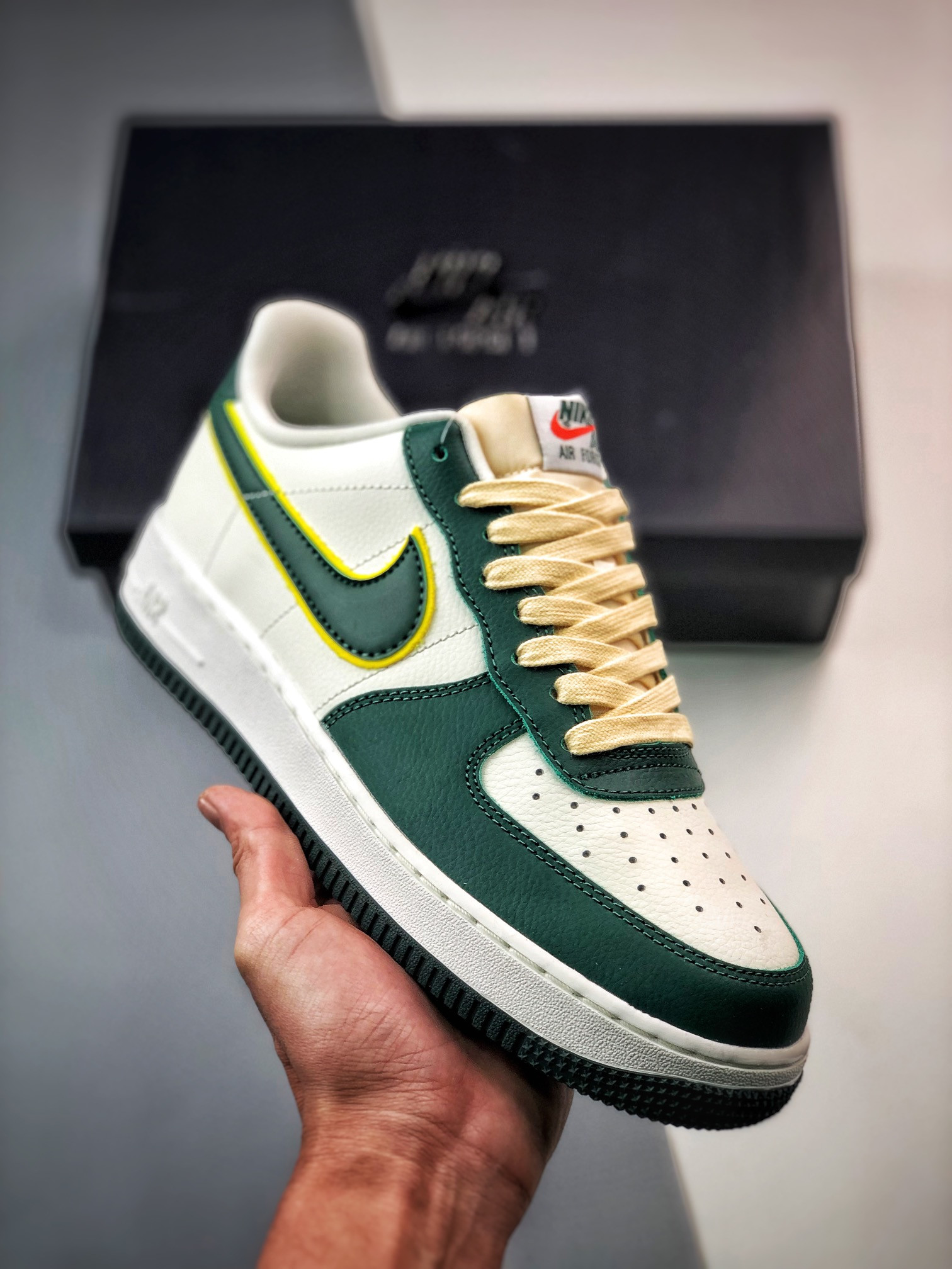 Nike Air Force 1 Low Sail/Noble Green-Opti Yellow For Sale